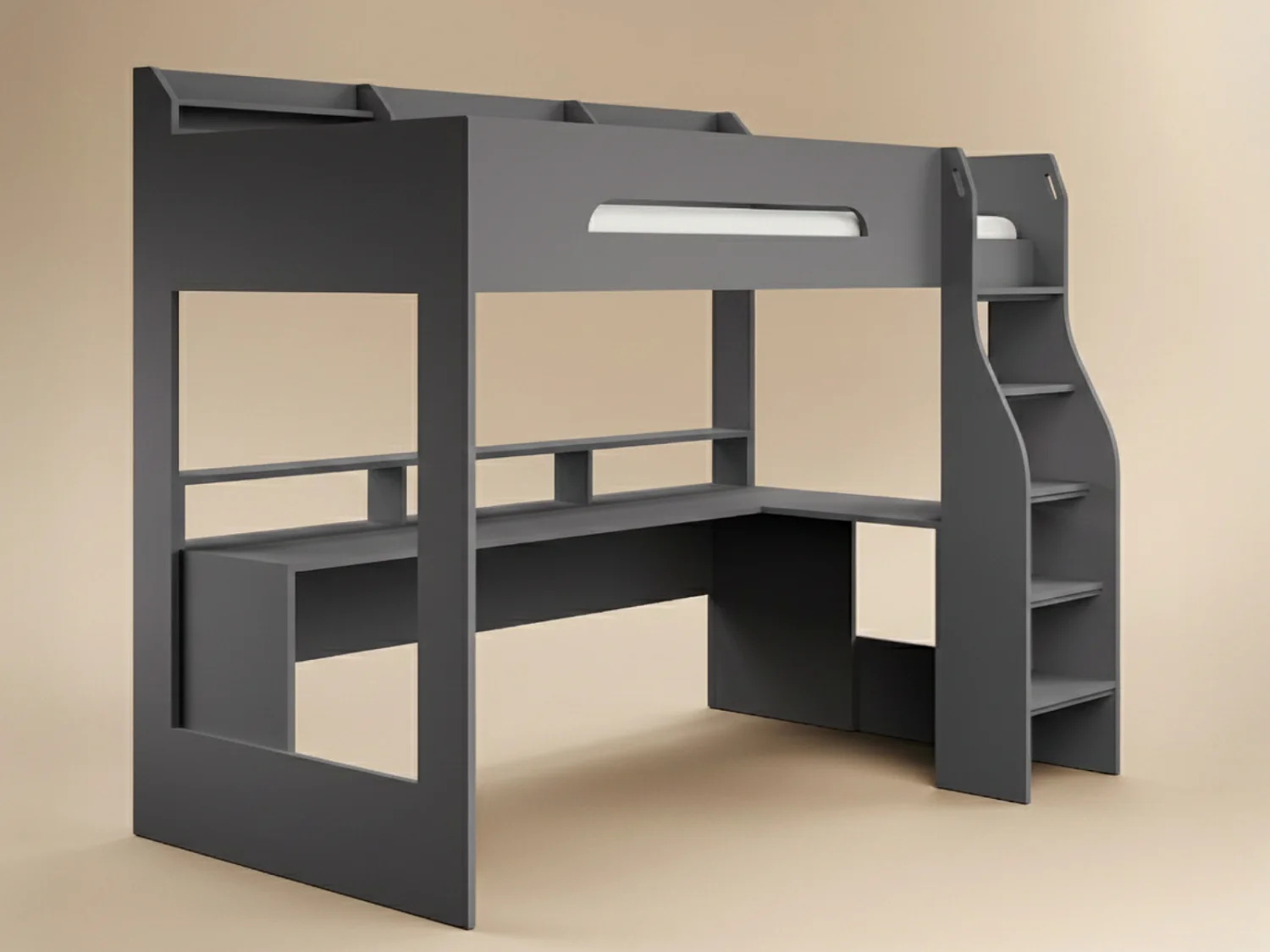 Flair Skyhigh Gaming High Sleeper Anthracite Small Double
