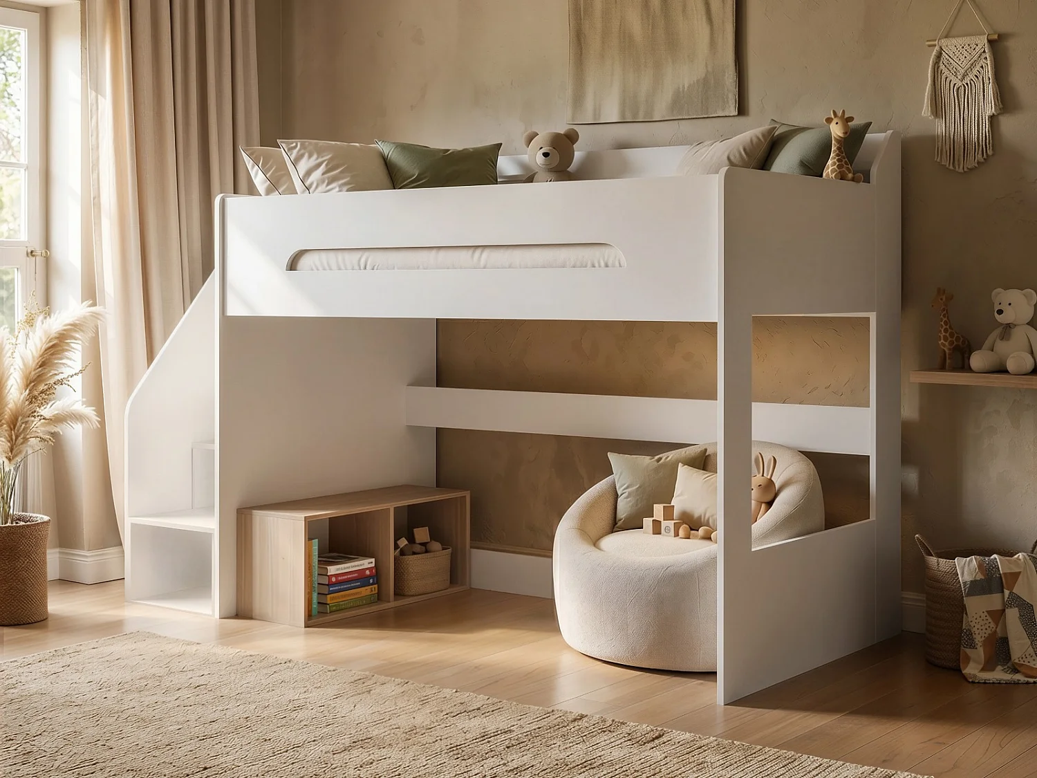 Flair Stepaside High Sleeper White