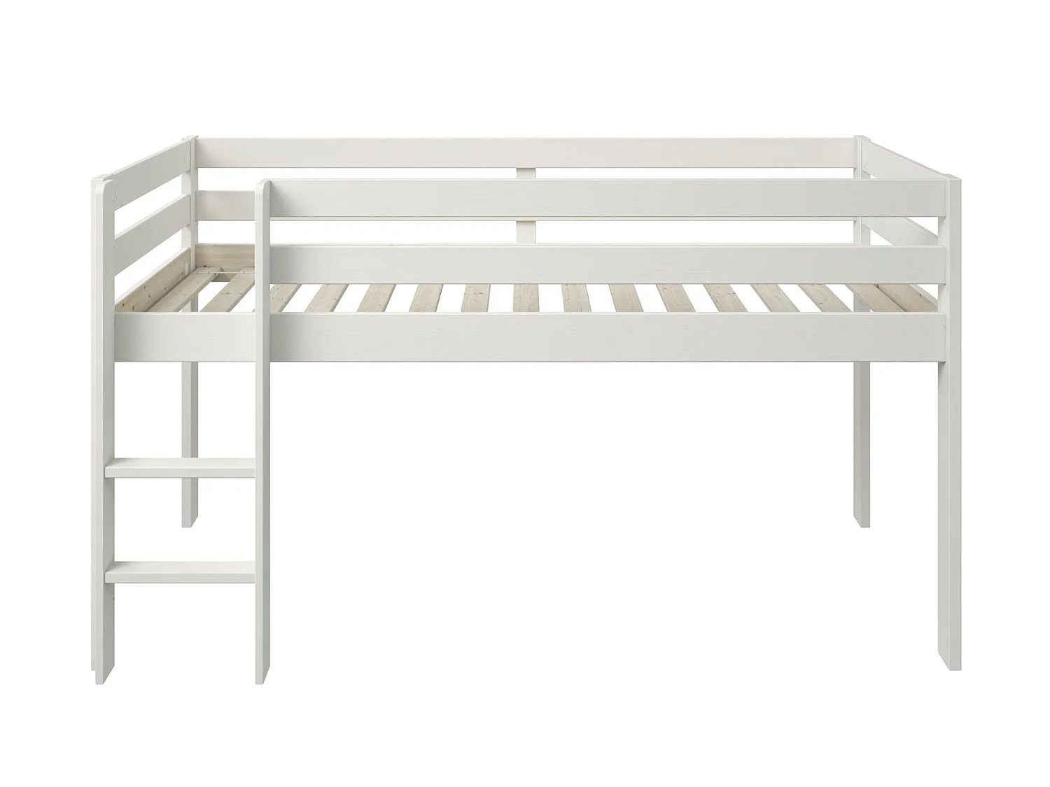 Noomi Nora Mid Sleeper 6 Drawer Set White