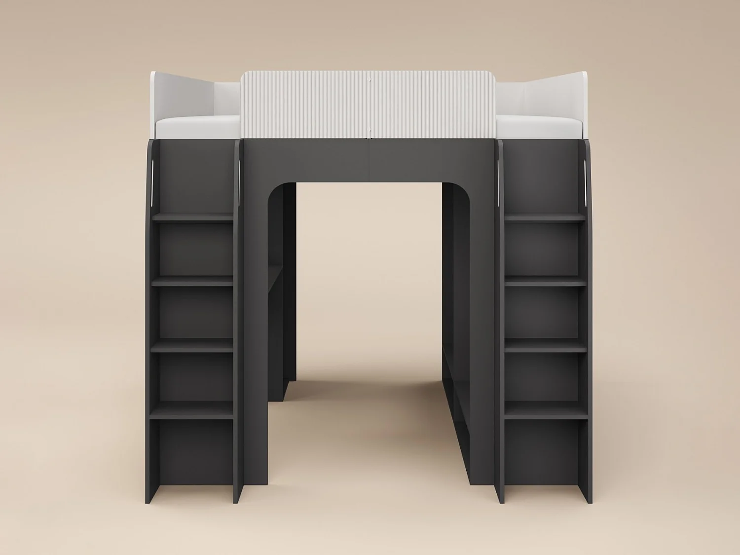 Recoil Dante Twin Gaming High Sleeper with Desk & Wardrobe
