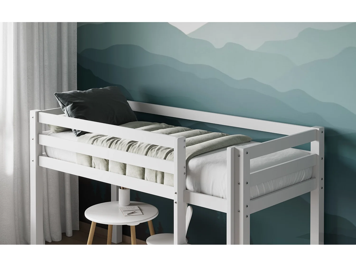 Flair Elara Shorty Midsleeper White