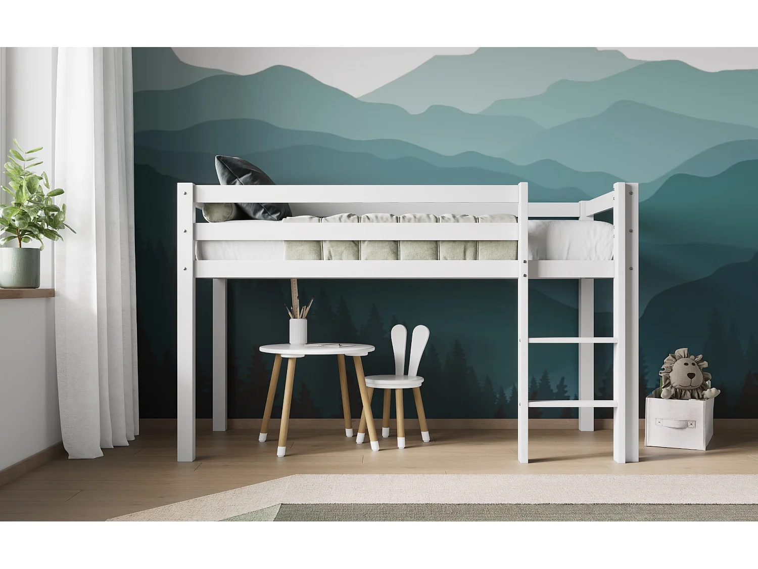 Flair Elara Shorty Midsleeper White