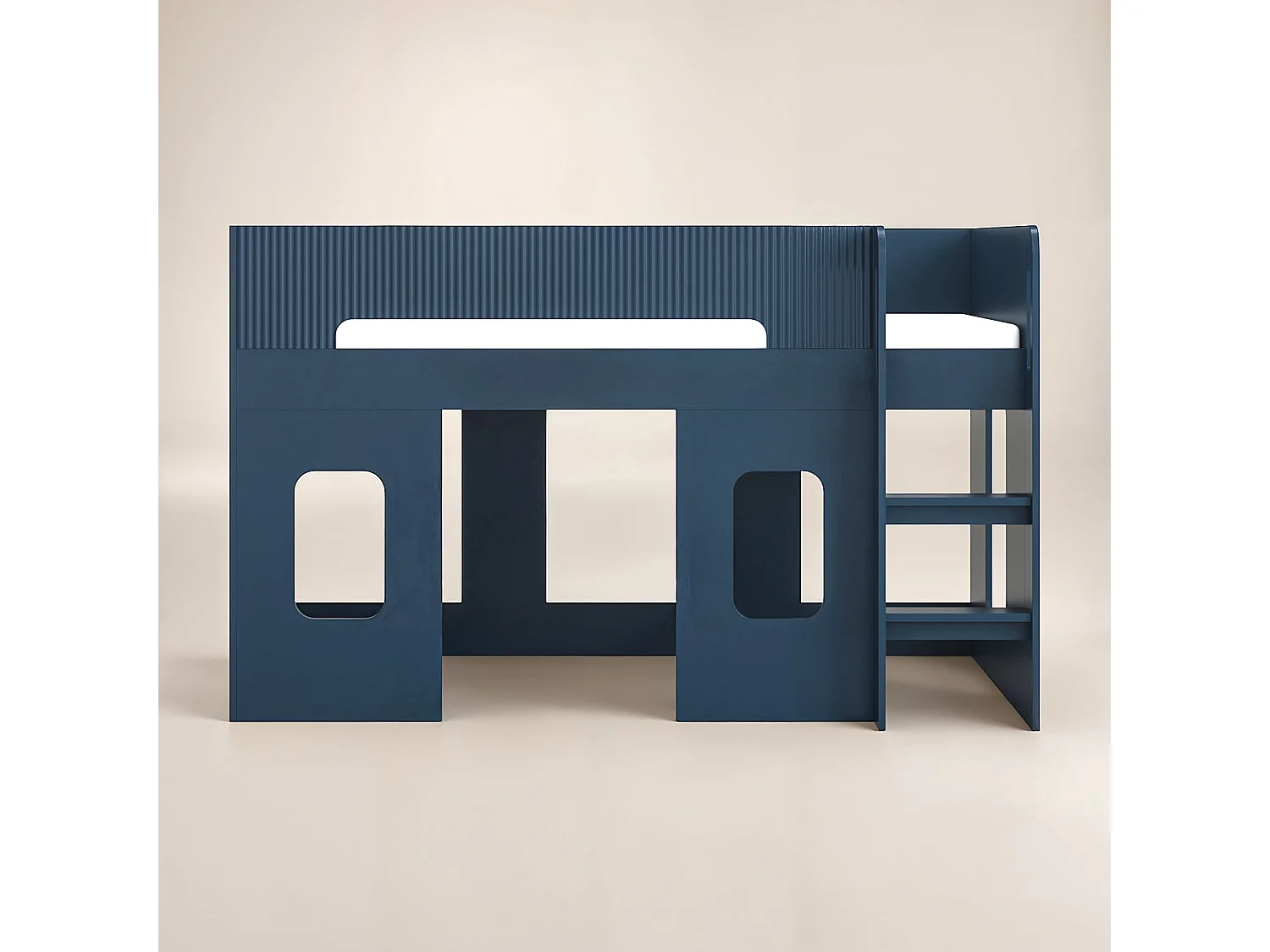 Flair Lino Playhouse Mid Sleeper Bed Navy