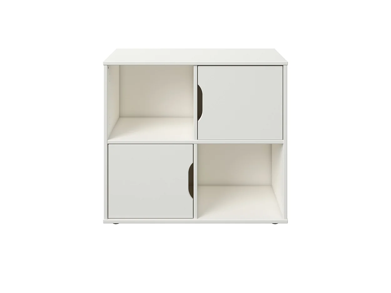 Noomi Nora Mid Sleeper Craft Cabin White