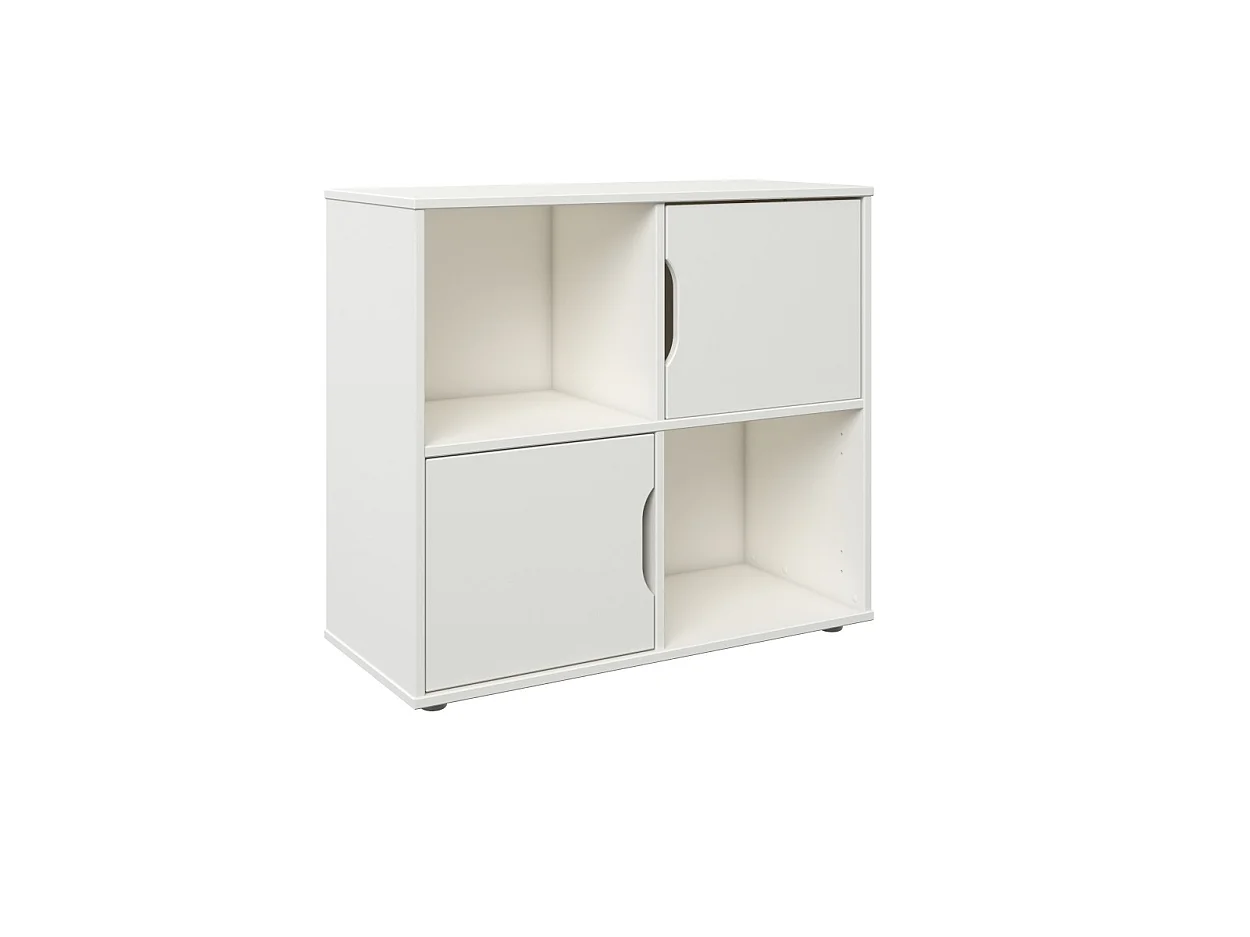 Noomi Nora Mid Sleeper Craft Cabin White