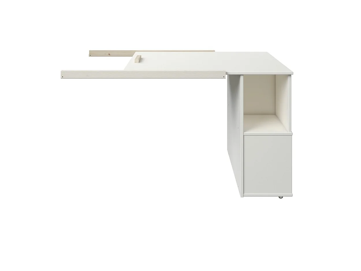 Noomi Nora Mid Sleeper Craft Cabin White