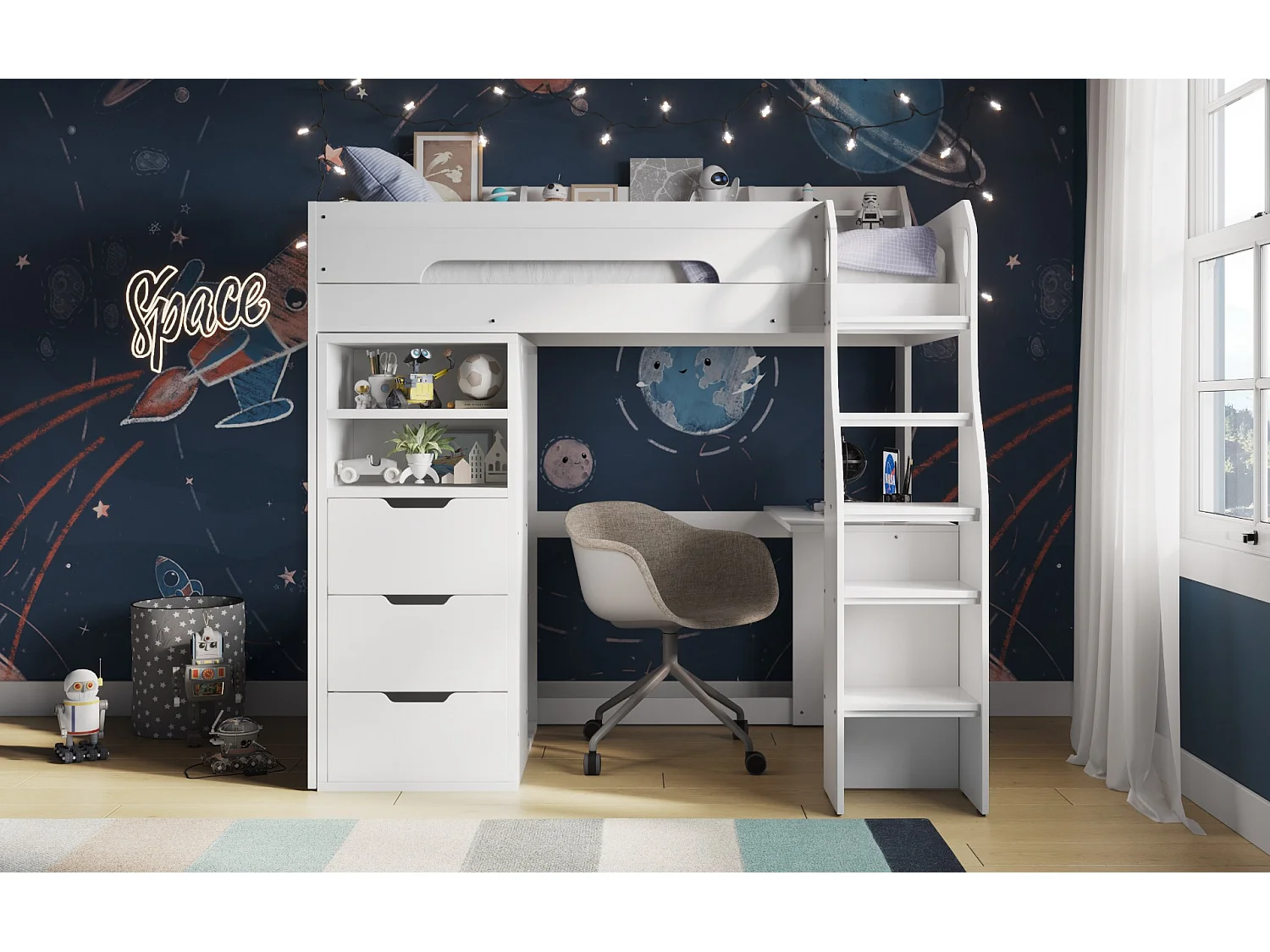 Flair Cosmic Storage Sleeper White