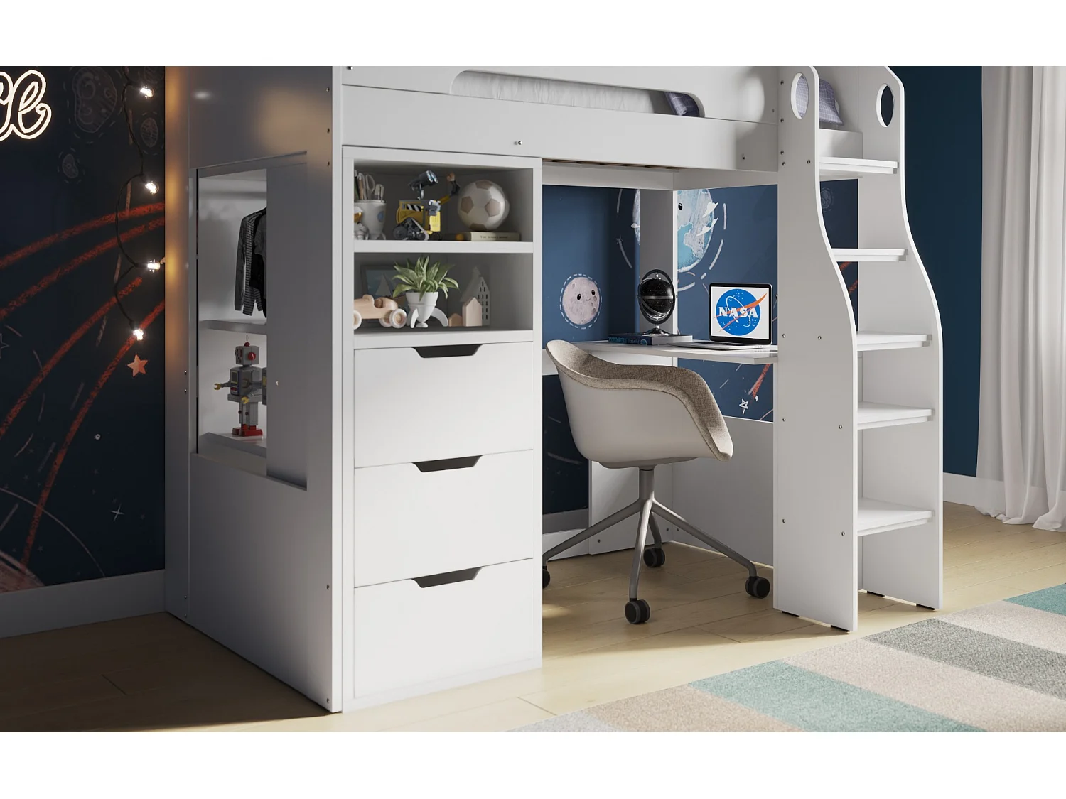 Flair Cosmic Storage Sleeper White