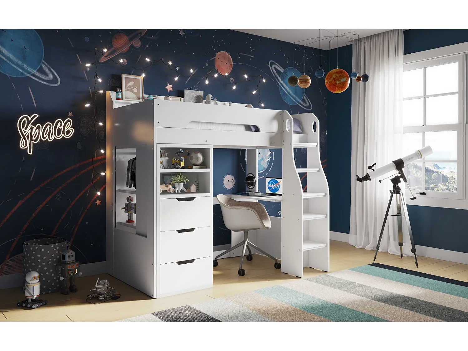 Flair Cosmic Storage Sleeper White