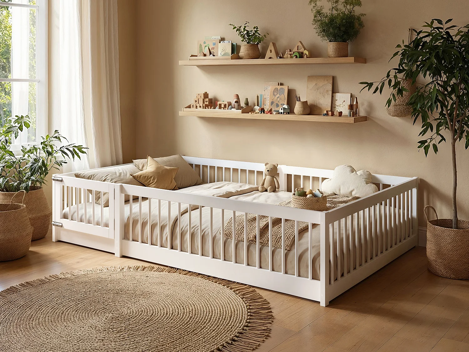 Flair Imogen Small Double Toddler Bed White