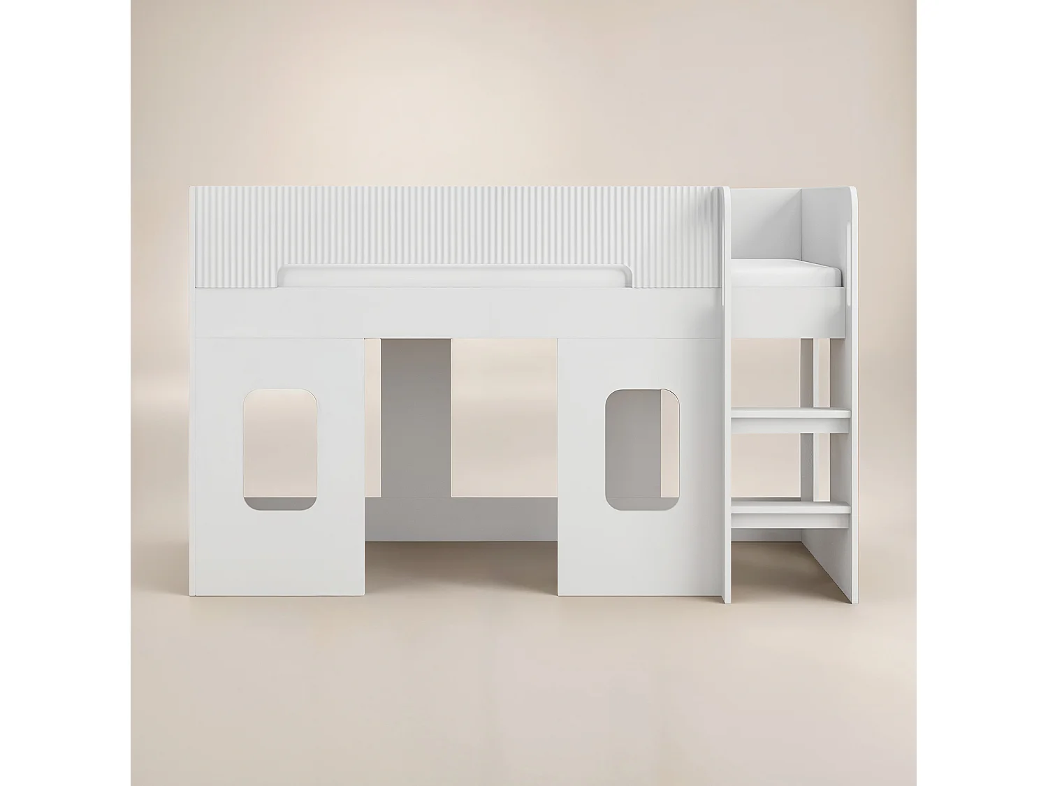 Flair Lino Playhouse Mid Sleeper Bed White