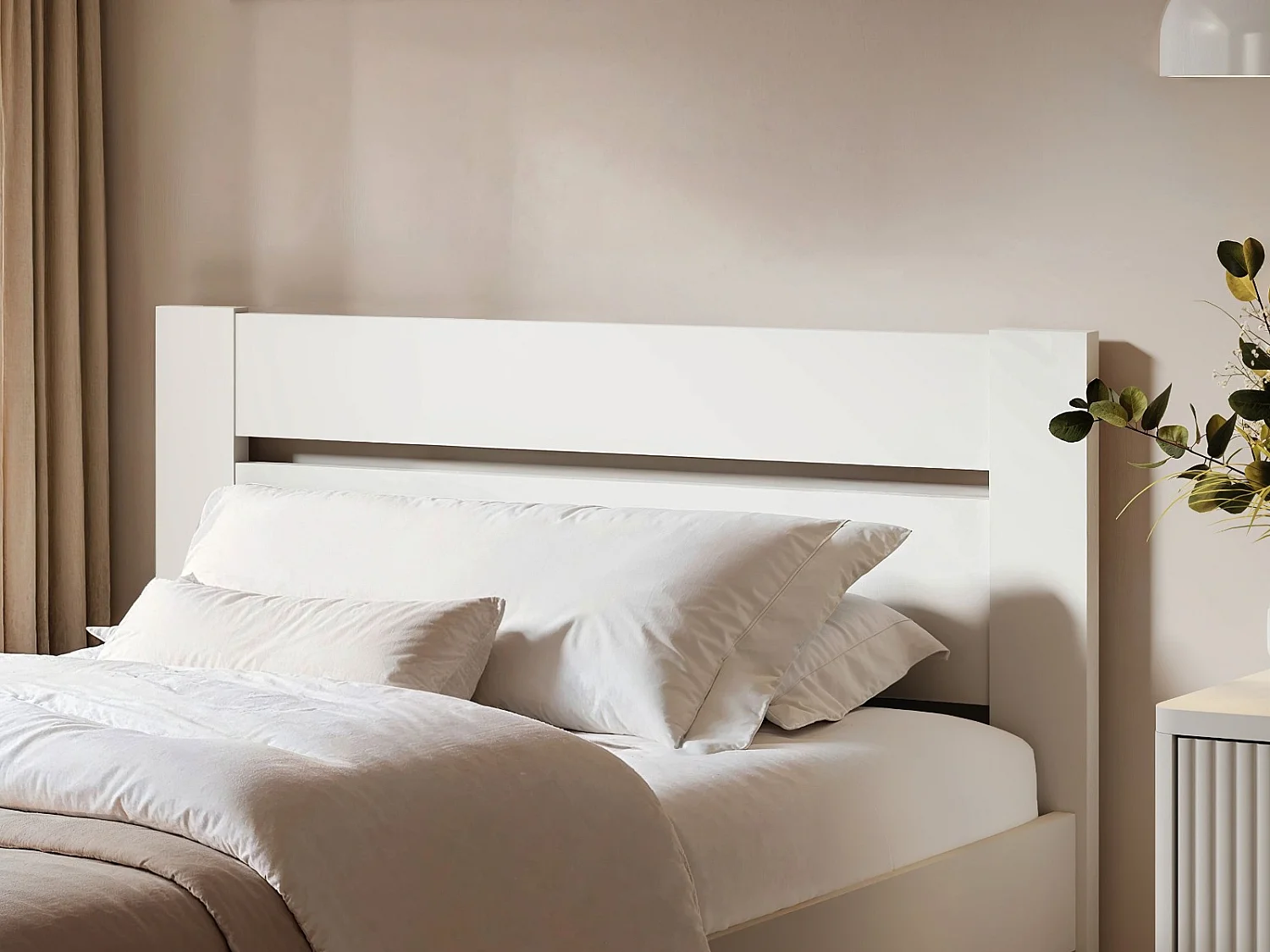 Noomi Pradis Single Storage Bed White
