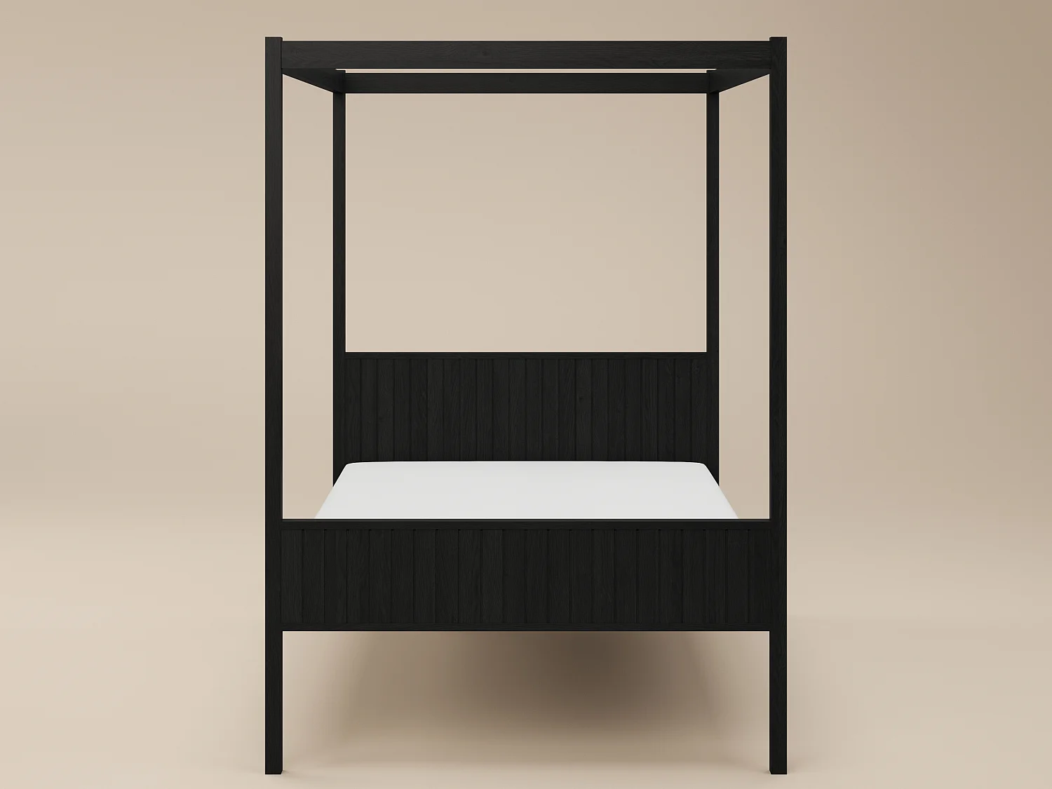 Flair Maddy 4 Poster Double Bed Black