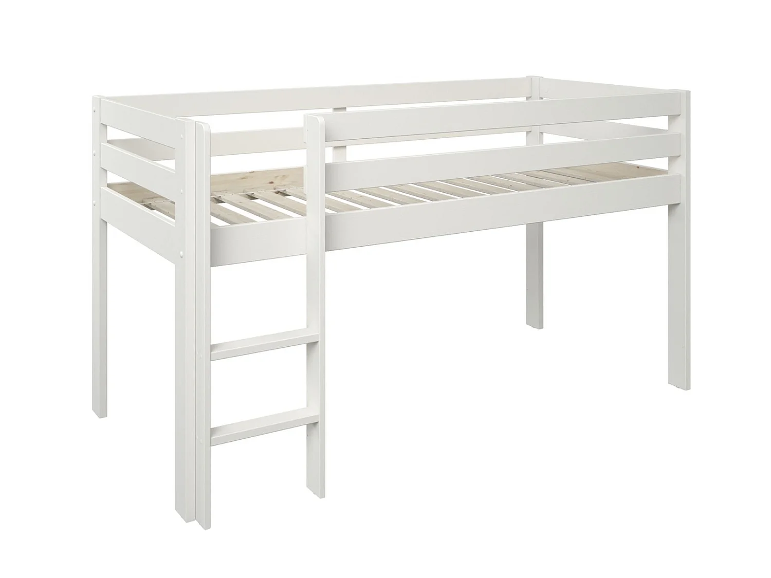 Noomi Nora Mid Sleeper Storage Cabin White