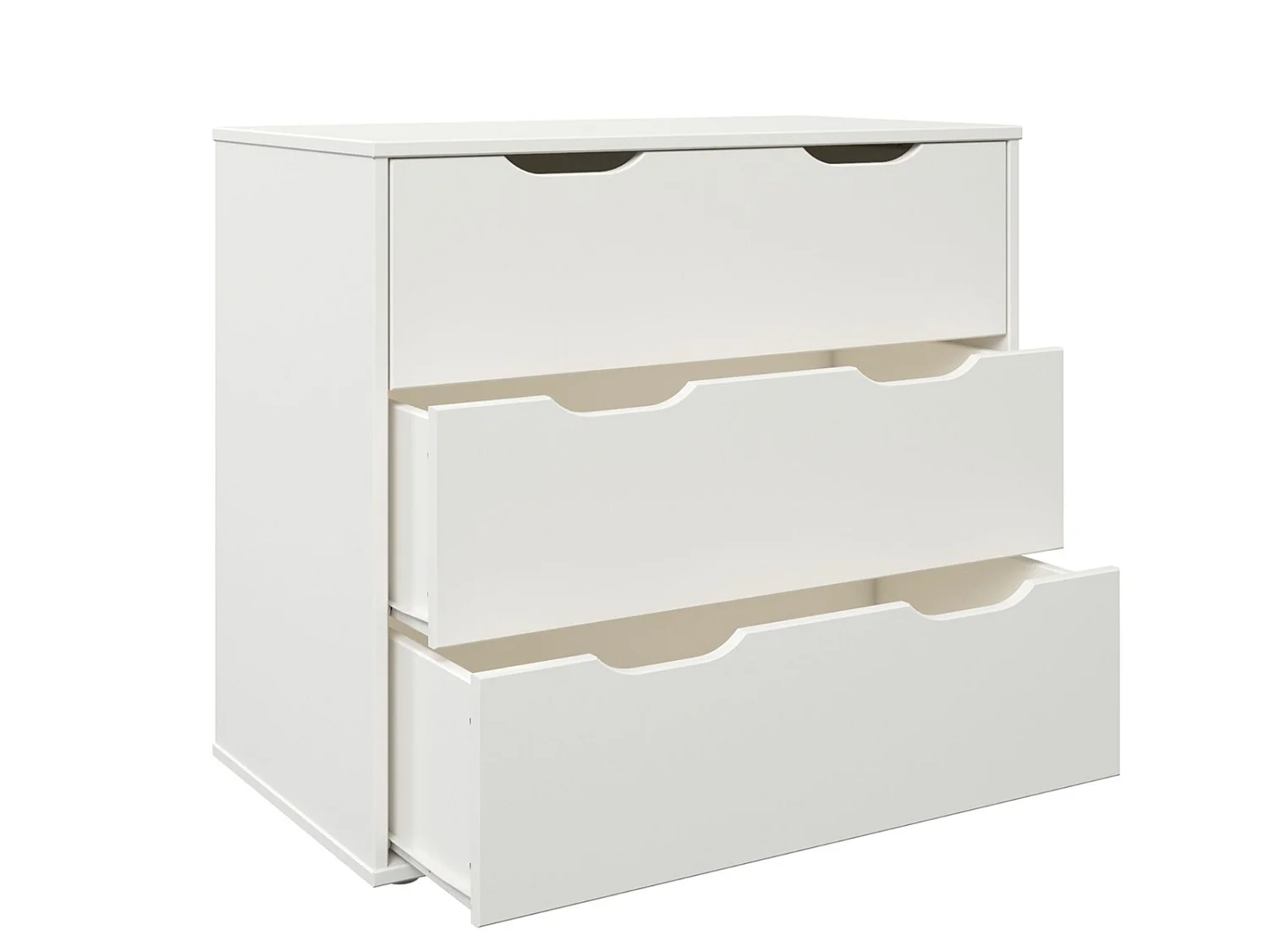 Noomi Nora Mid Sleeper Storage Cabin White