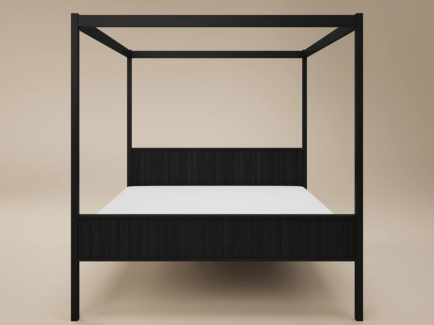 Flair Maddy 4 Poster Super King Bed Black