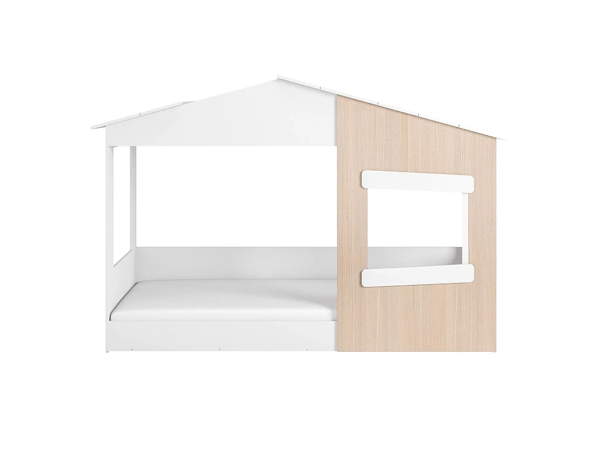 Flair Dreamland House Bed White & Oak