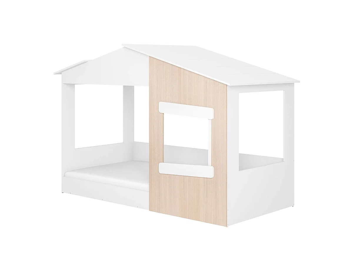 Flair Dreamland House Bed White & Oak