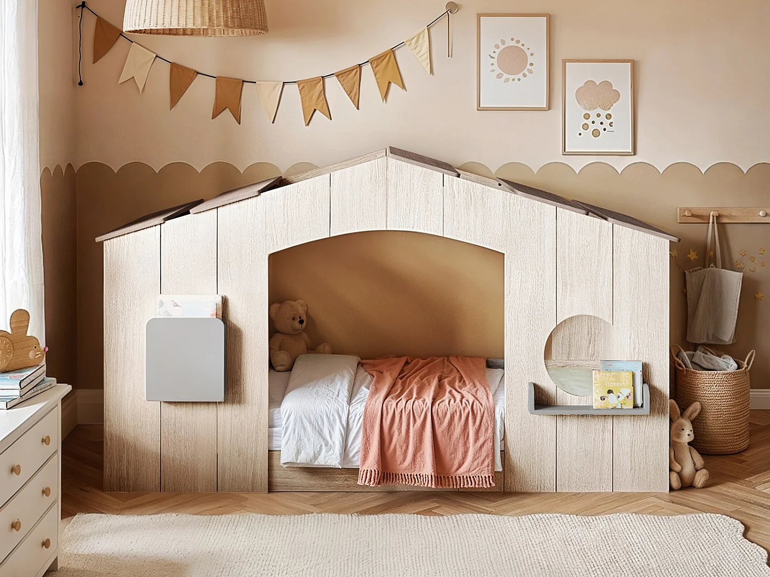 Flair Frankie Wooden House Bed