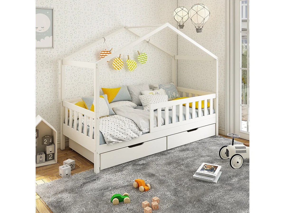 Noomi Froya Evolutionary House Bed White