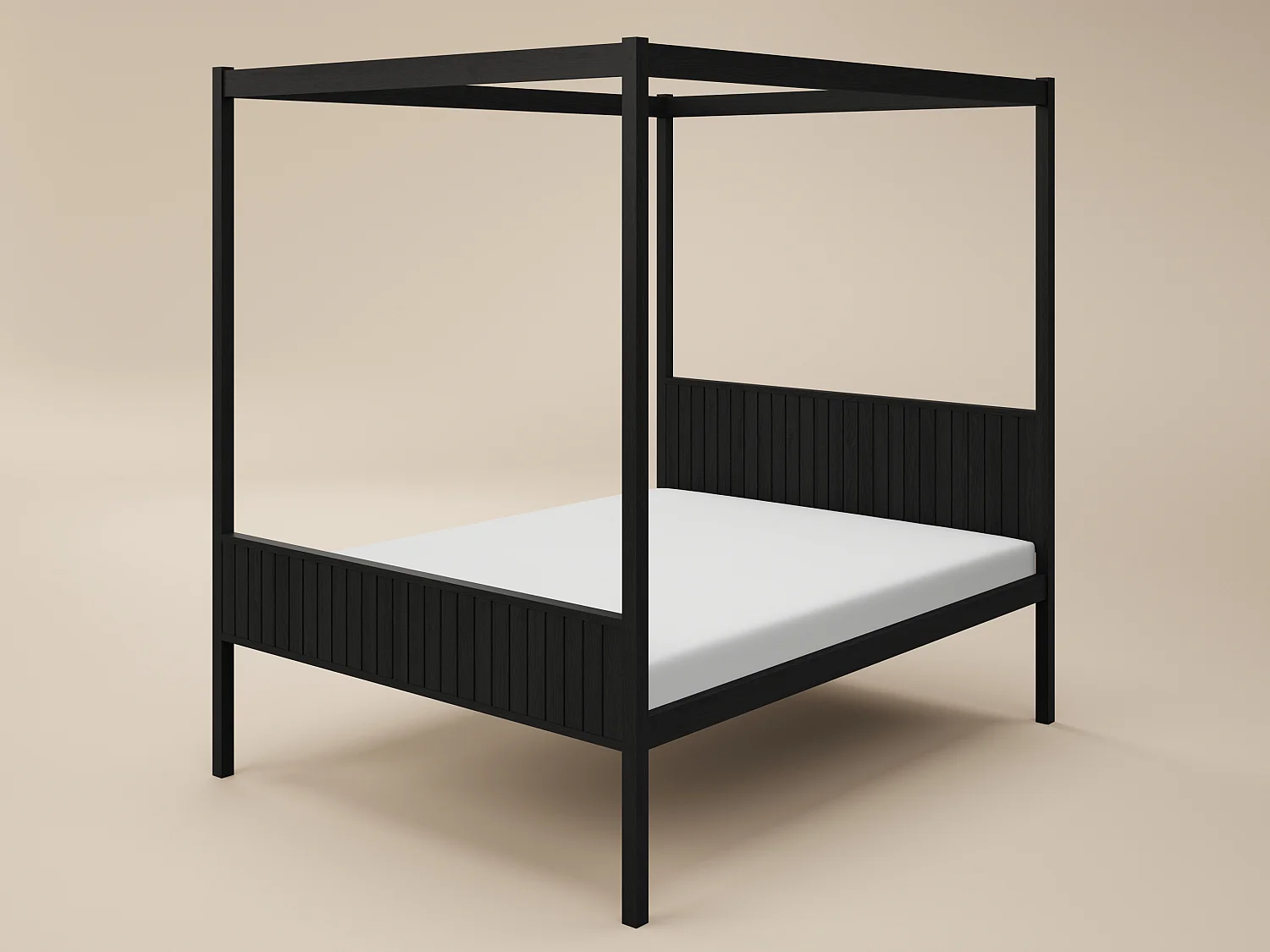Flair Maddy 4 Poster Kingsize Bed Black