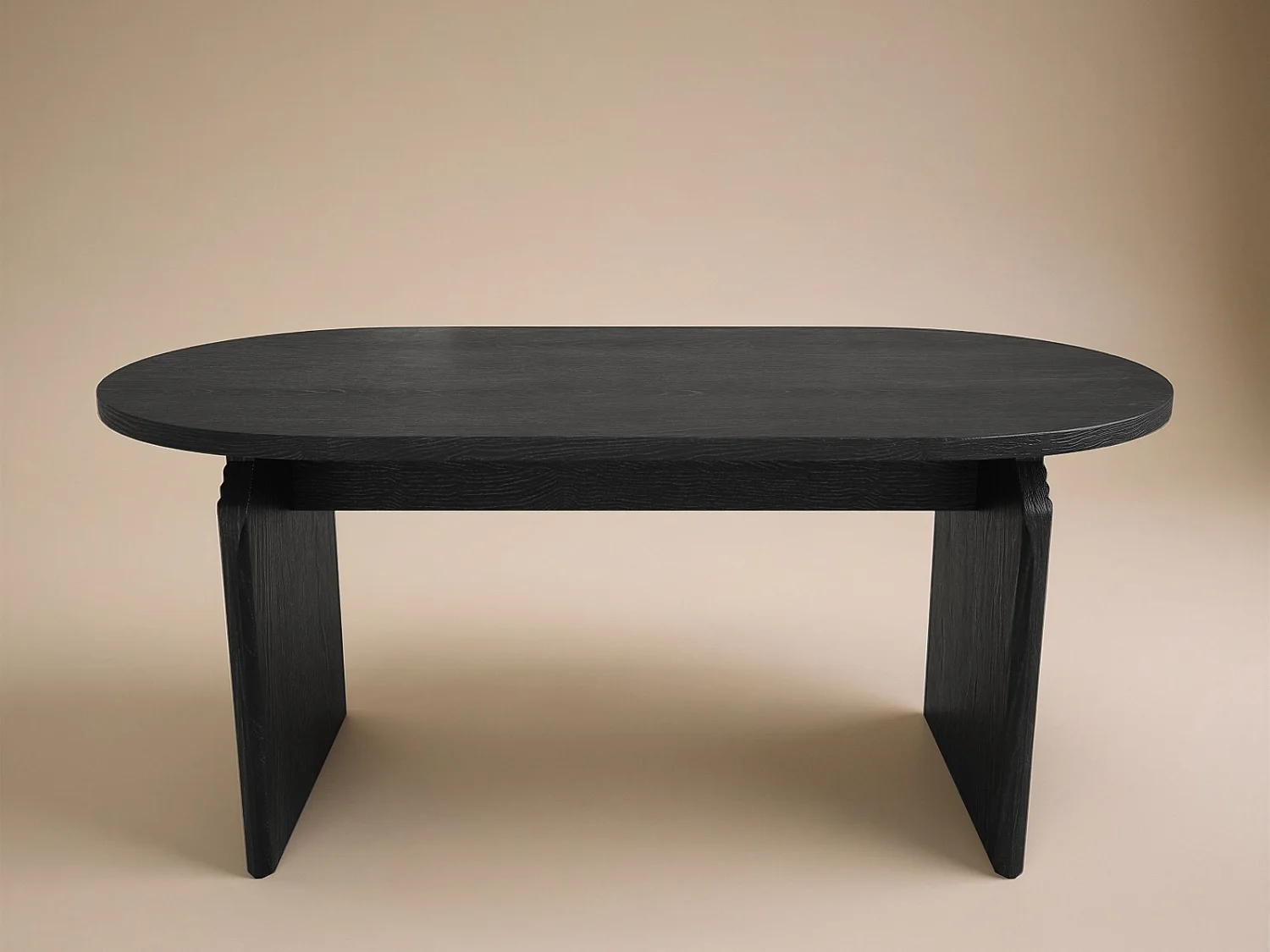 SOLACE+CO Varm Black Dining Table with Bench Set
