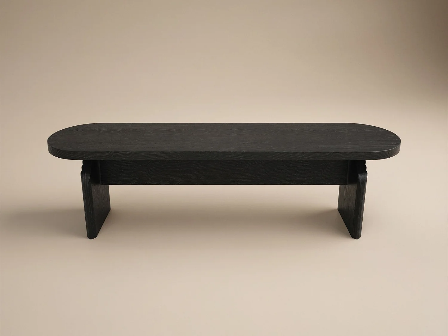 SOLACE+CO Varm Black Dining Table with Bench Set