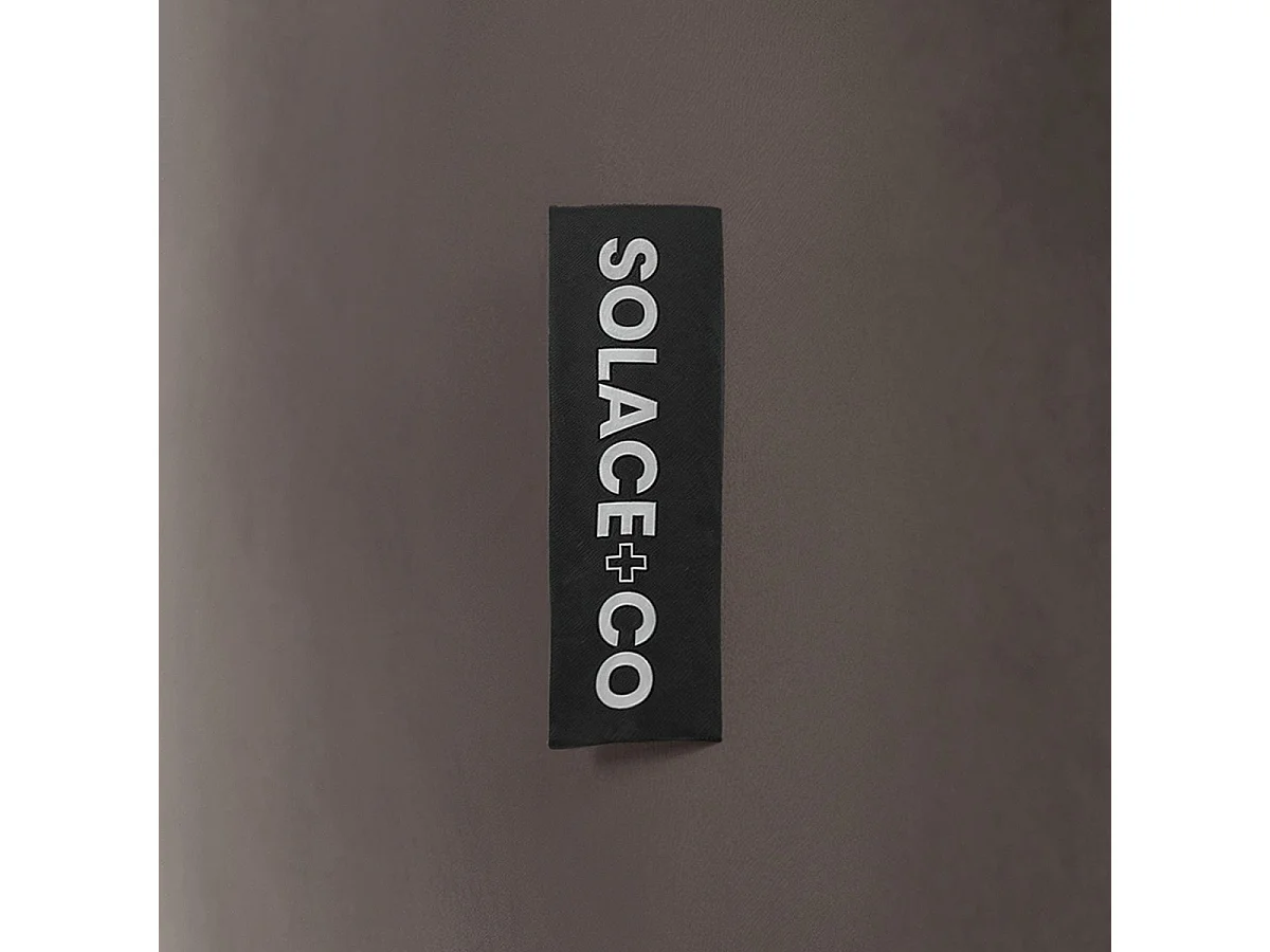 SOLACE+CO Drew 2 Seater Brown Velvet Sofa
