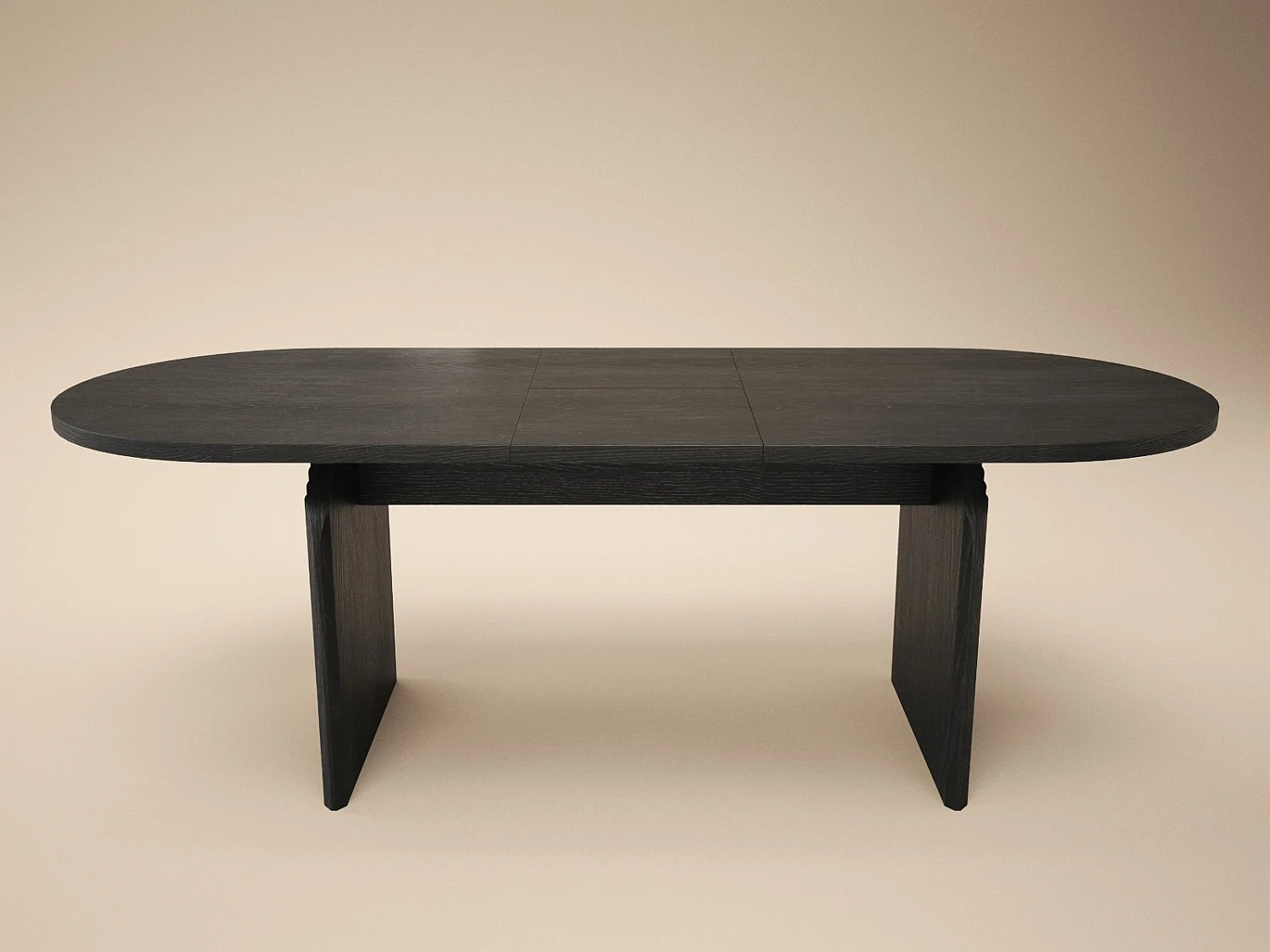 SOLACE+CO Varm Black Extendable Dining Table with Bench & Aiko Green Set of 5 Bundle