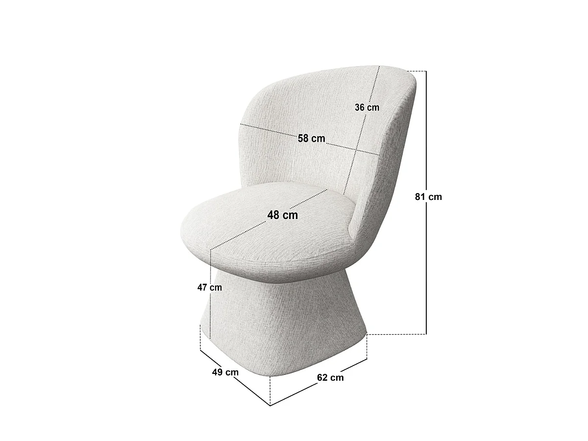 SOLACE+CO Elin Dining Table with 4 Aiko Chairs Set