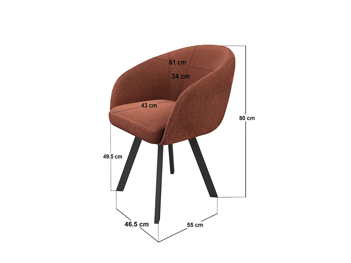 SOLACE+CO Emil Round Glass Dining Table with 4 Vito Chairs Set