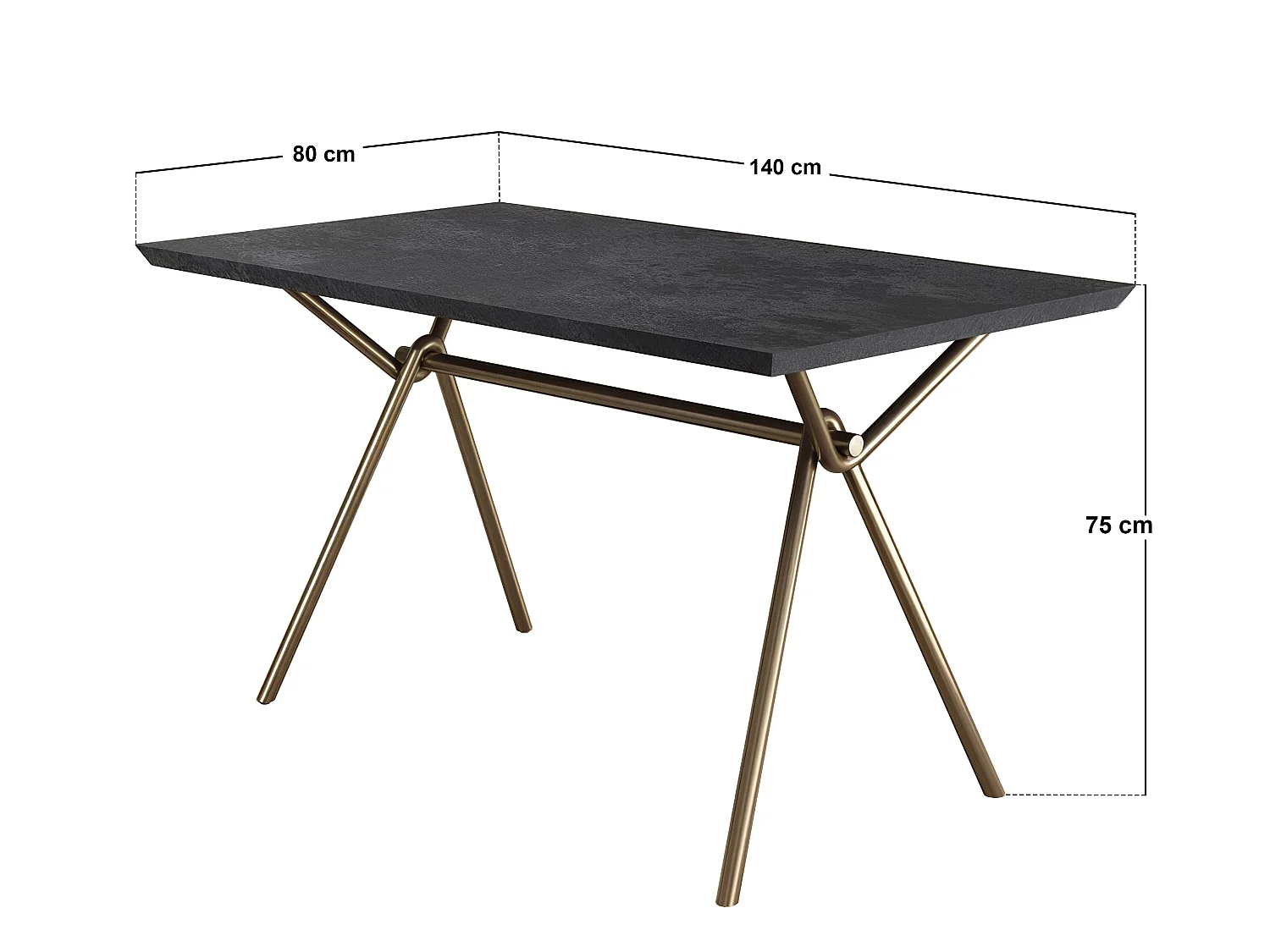 SOLACE+CO Lexi Dining Table with 4 Isla Swivel Dining Chairs Brown