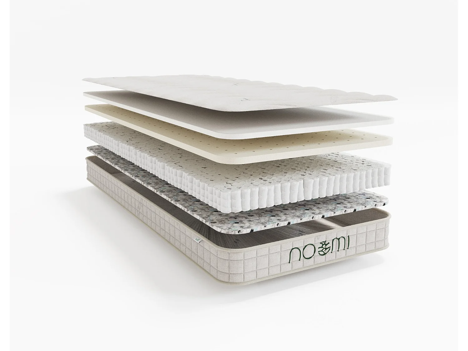 Noomi Bamboo Natural Latex Pocket Sprung Mattress Small Single