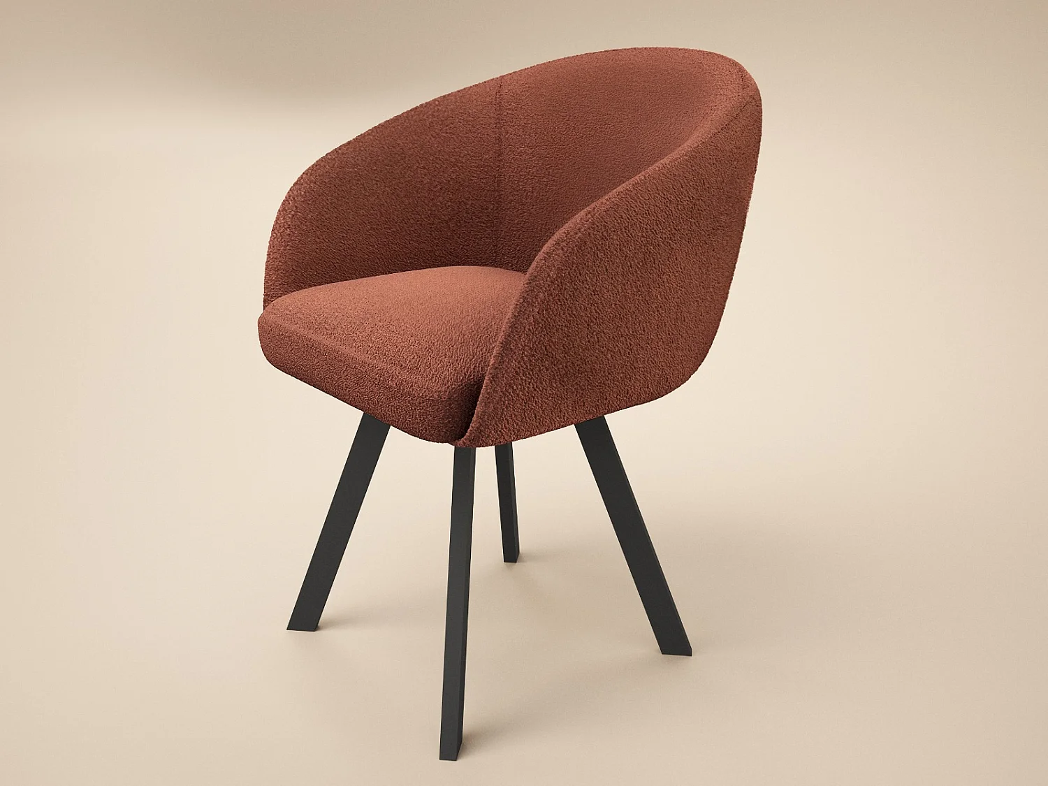 SOLACE+CO Vito Brown Dining Chair Set of 2