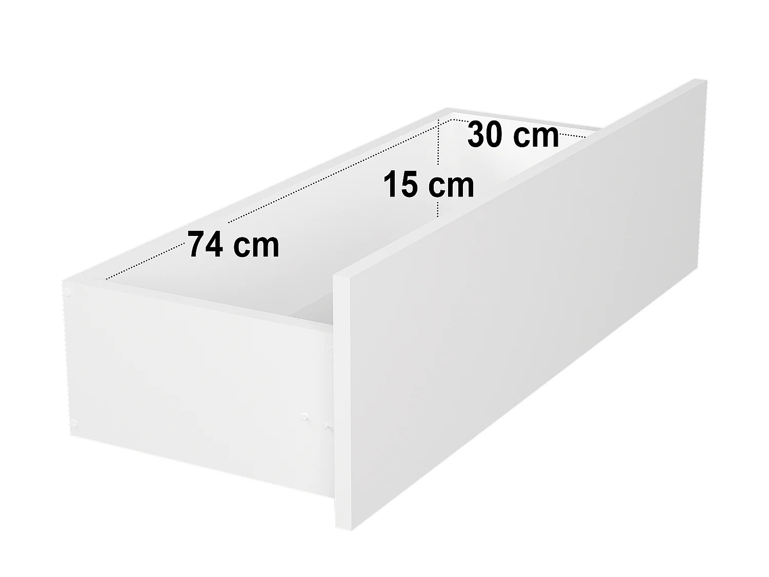 Flair Livana 3 Drawer Chest White