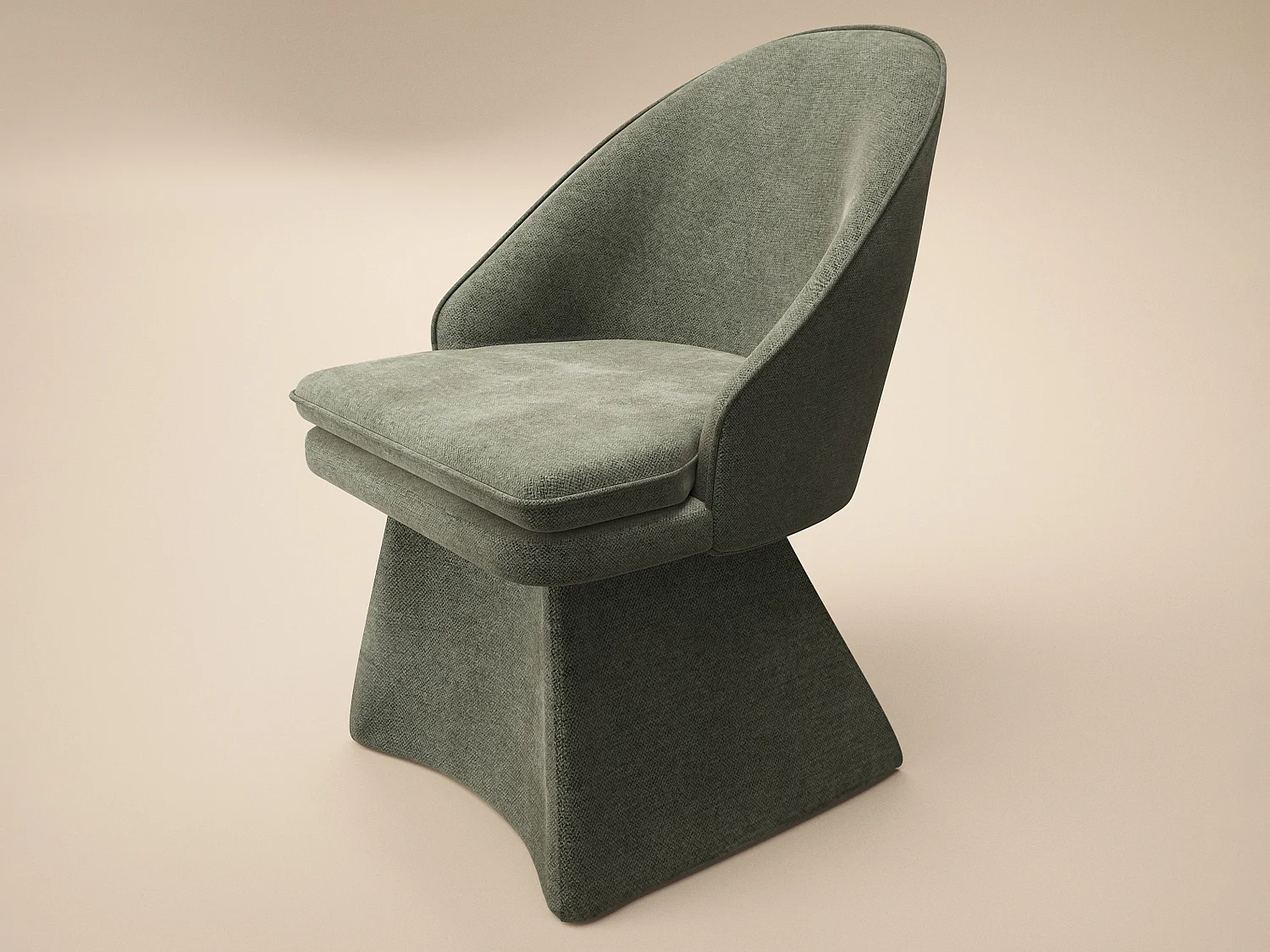 SOLACE+CO Aiko Dining Chair Green