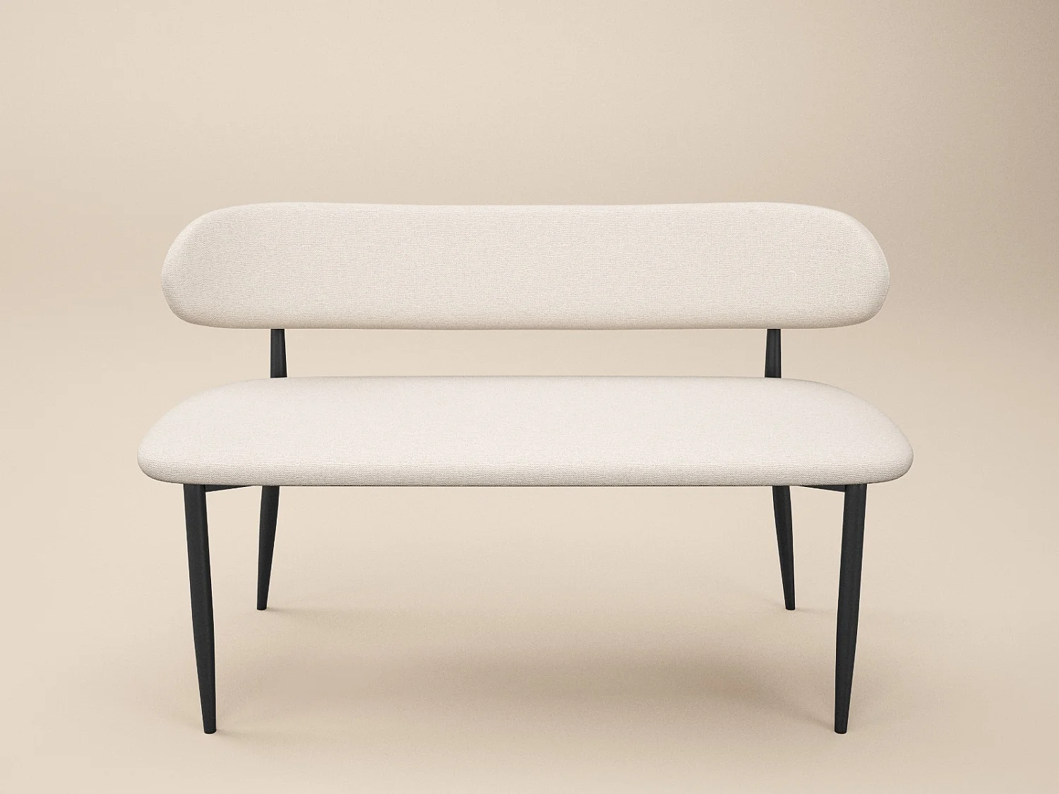 SOLACE+CO Cyra Upholstered Bench Beige