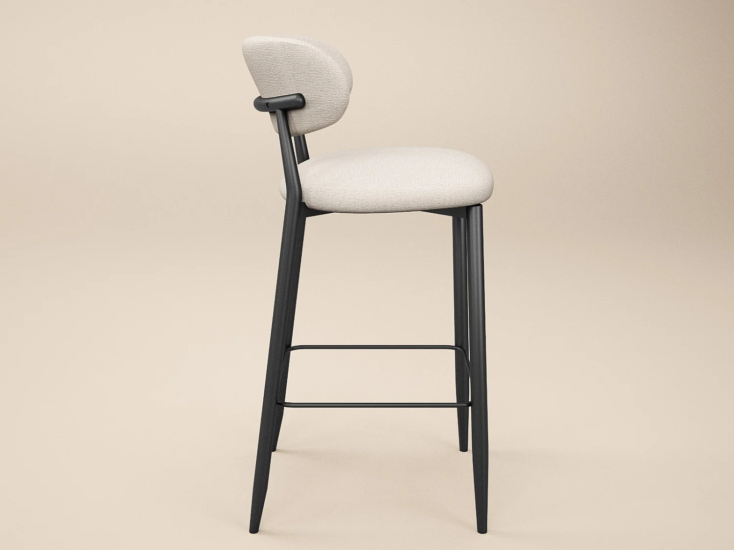 SOLACE+CO Cyra Barstools - Set of 2 - Beige