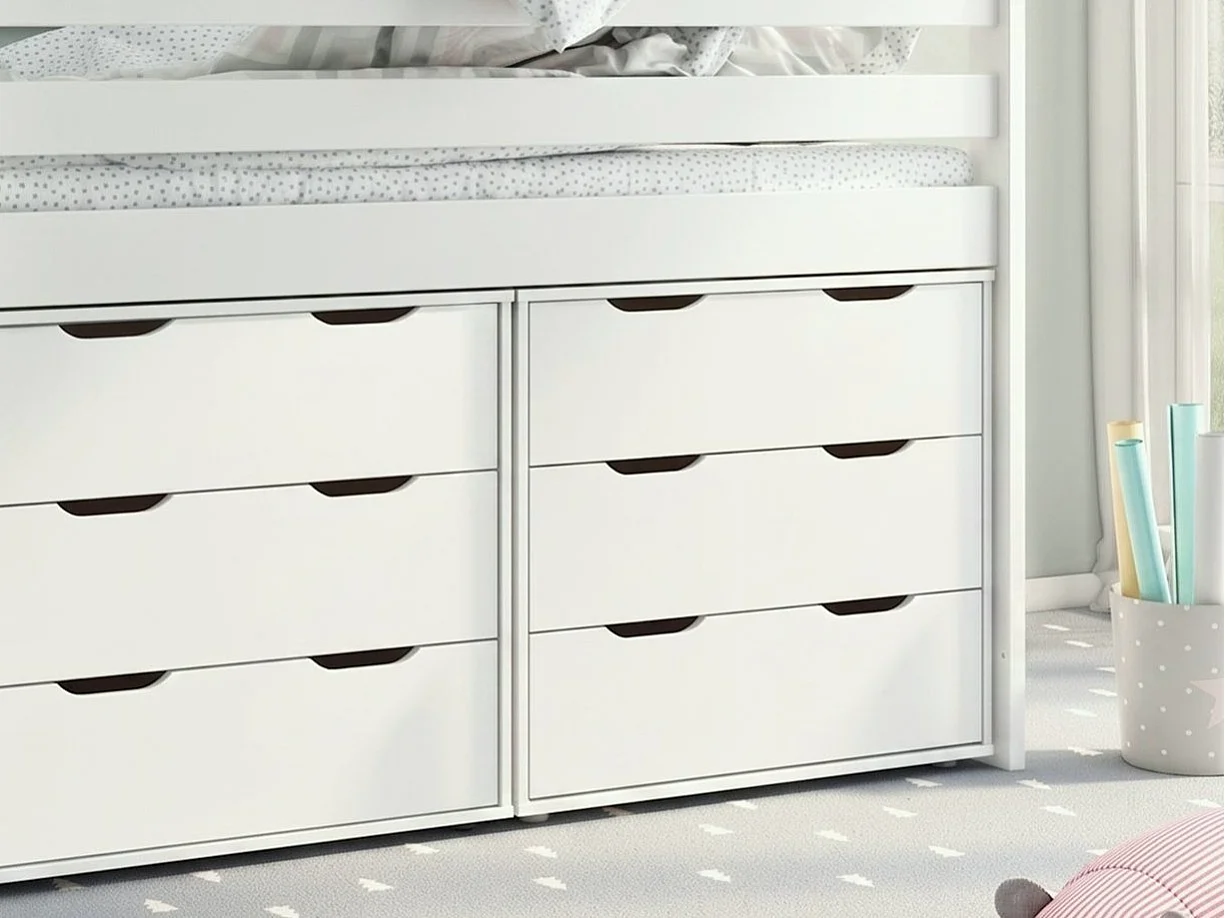 Noomi Nora Chest of 4 Drawers White