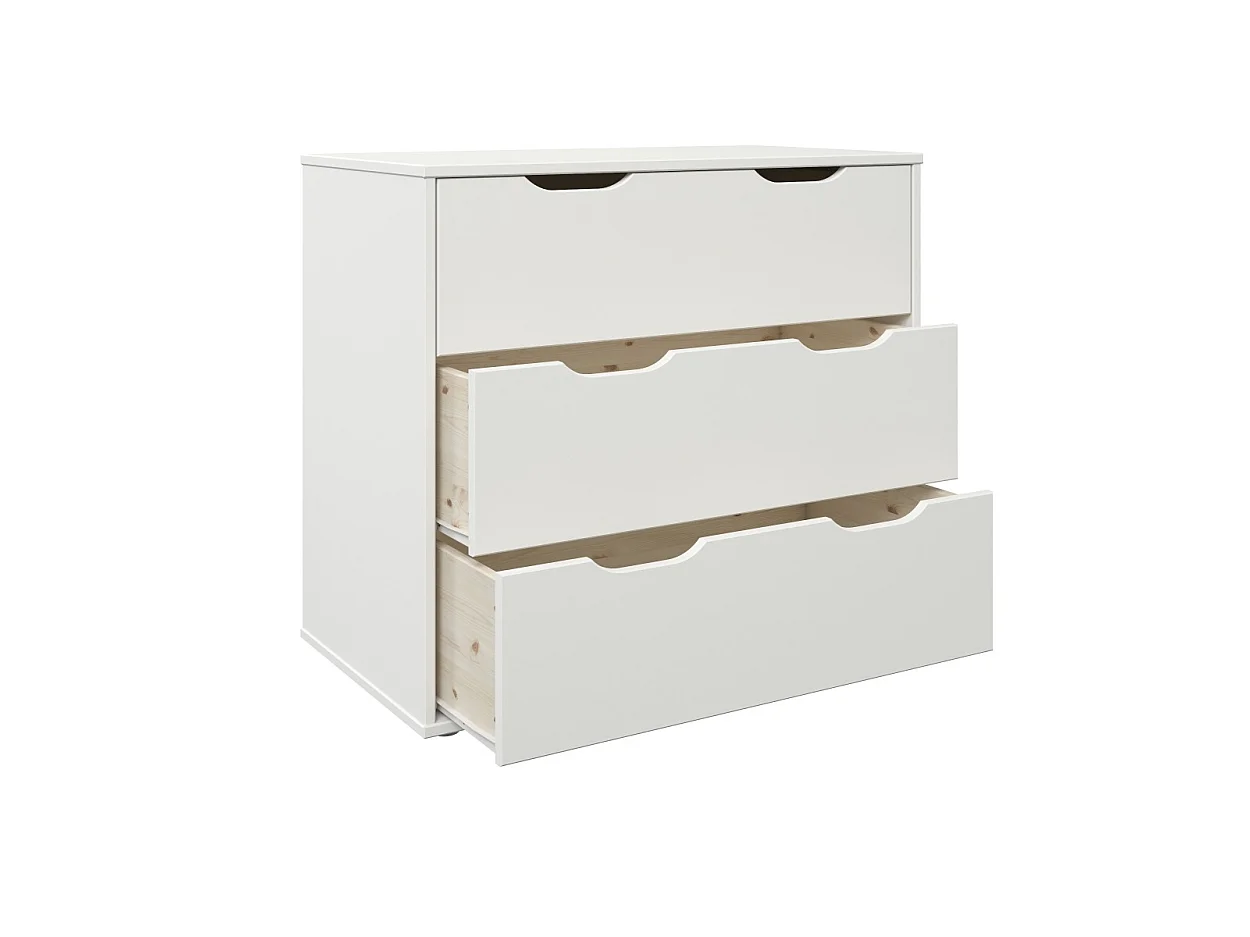 Noomi Nora Chest of 4 Drawers White