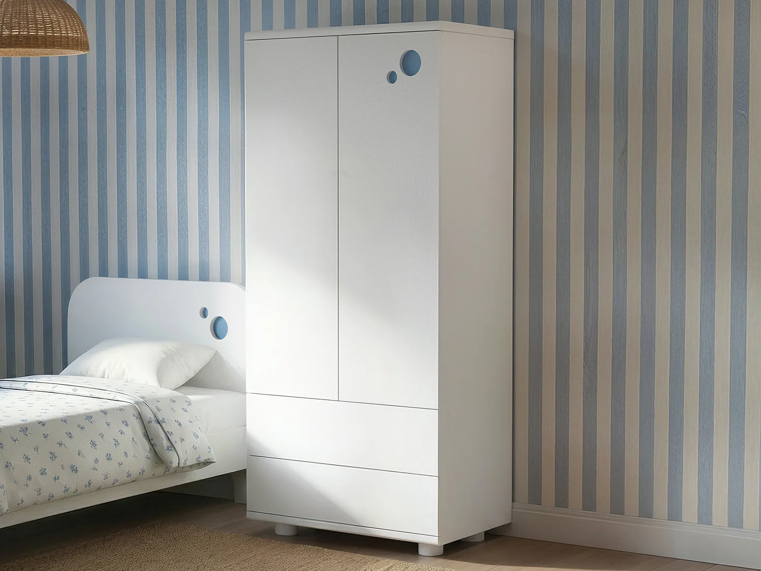 Flair Livana Wardrobe White
