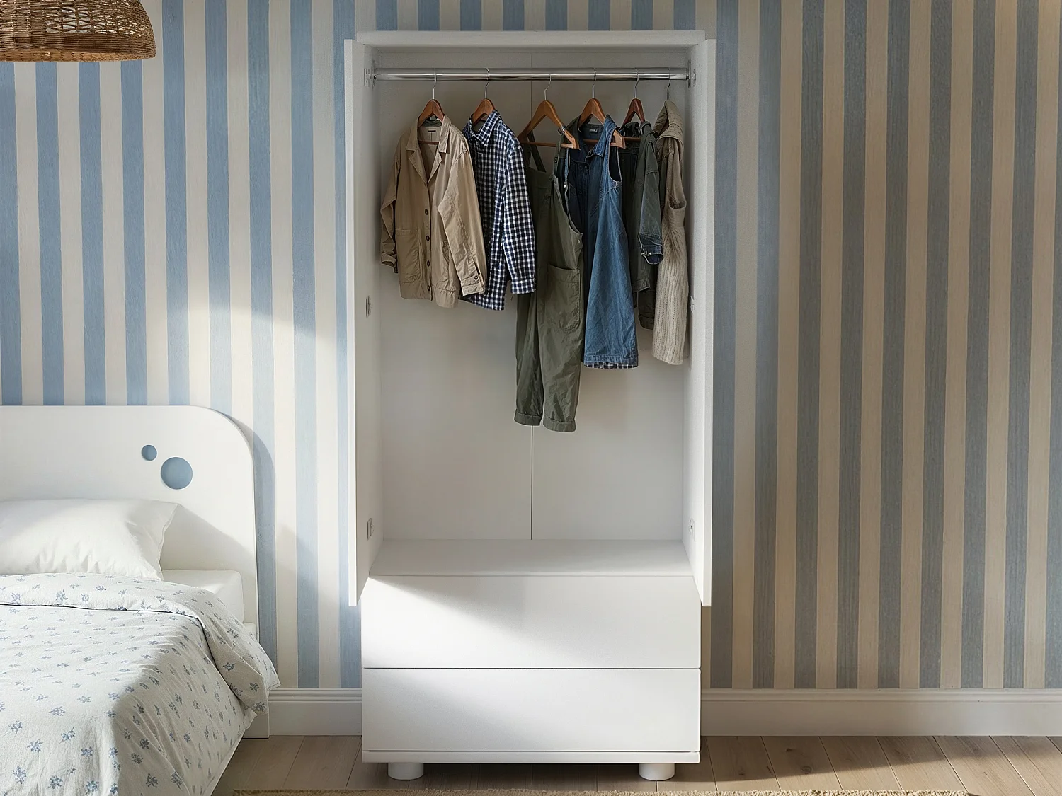 Flair Livana Wardrobe White