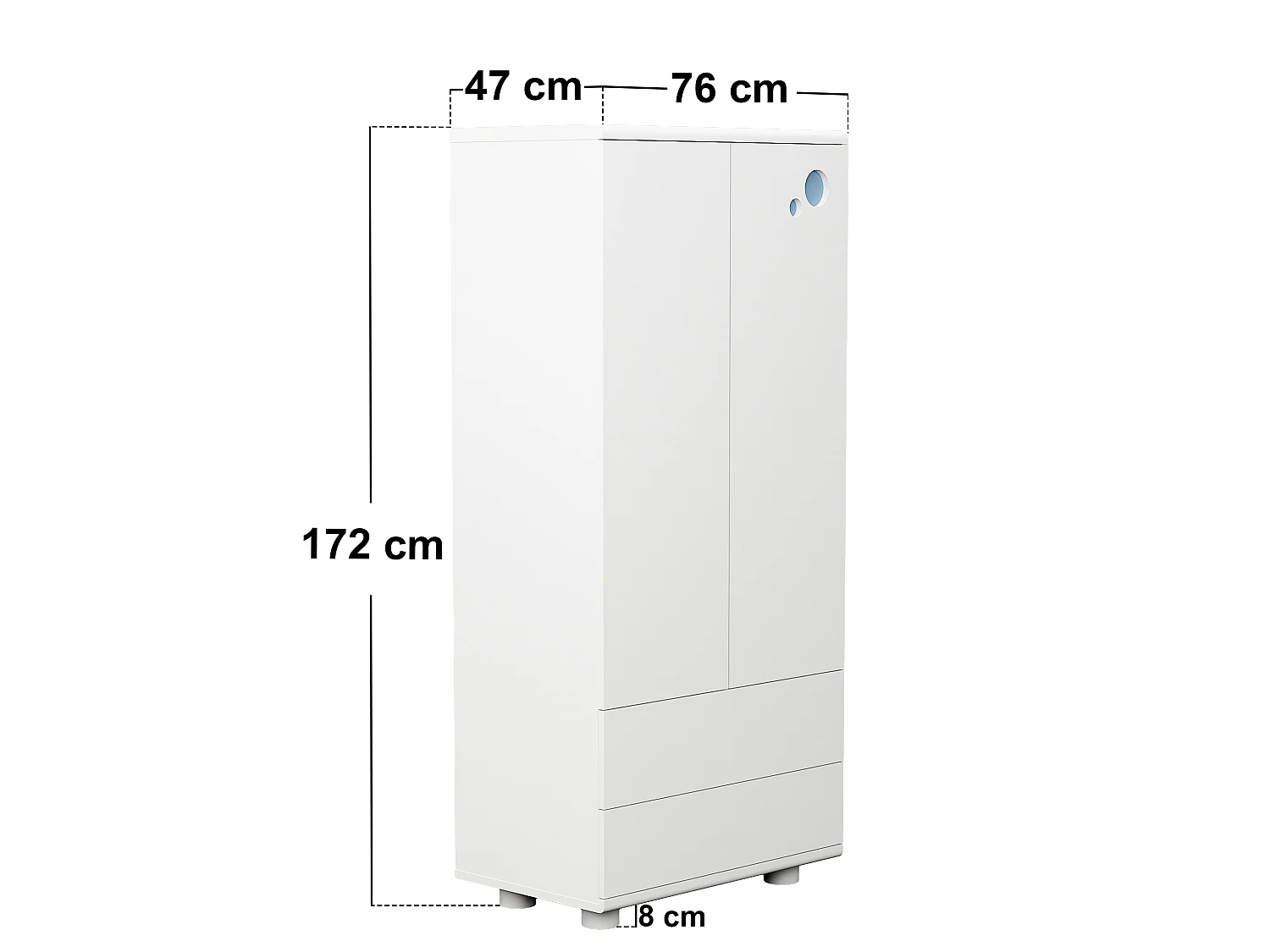 Flair Livana Wardrobe White