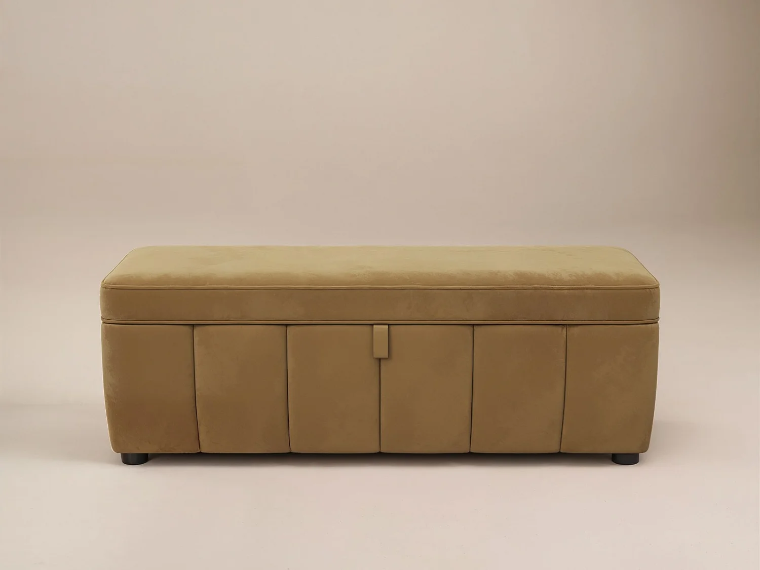 SOLACE+CO Emilie Caramel Velvet Blanket Box