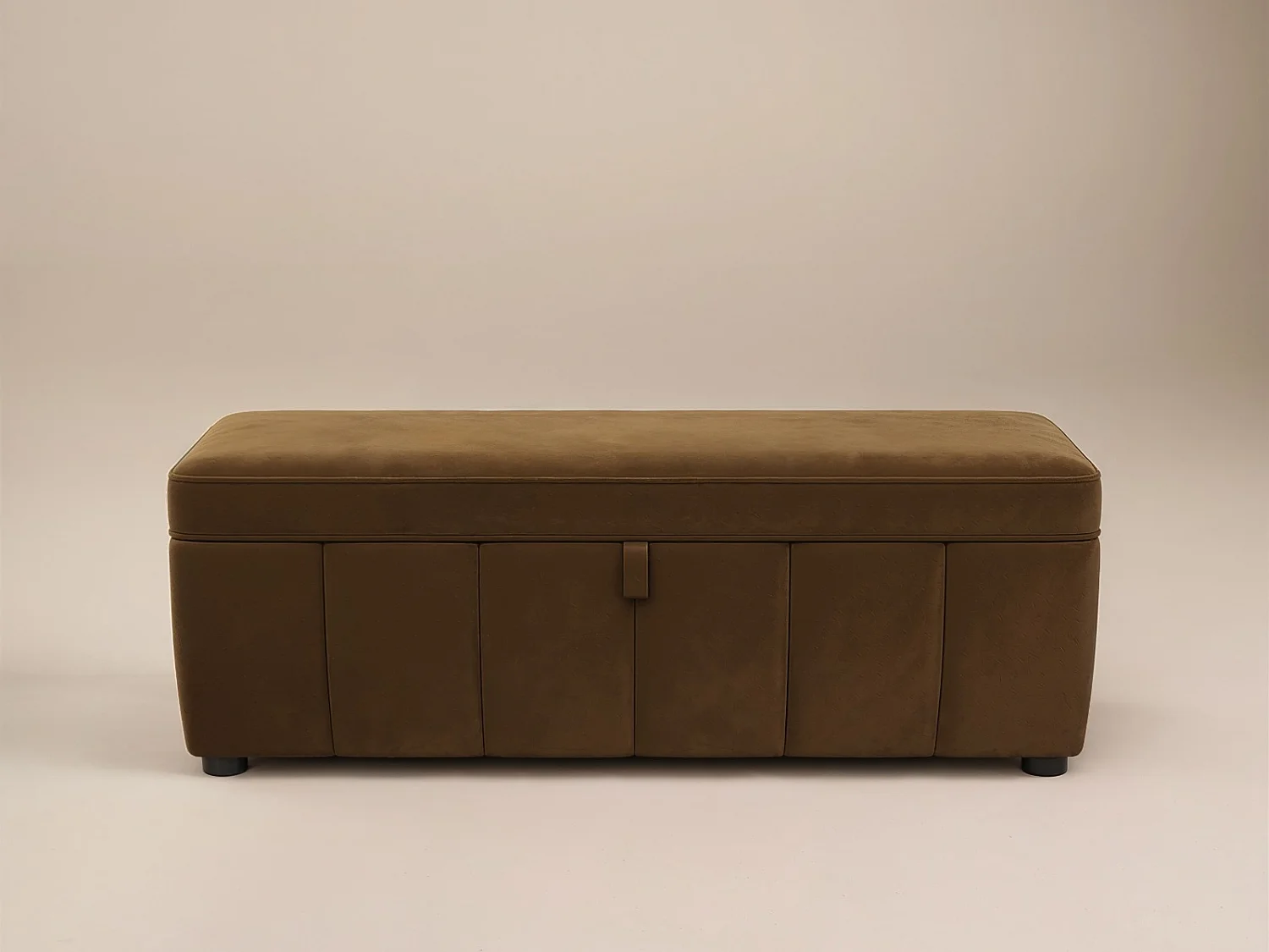 SOLACE+CO Emilie Brown Velvet Blanket Box