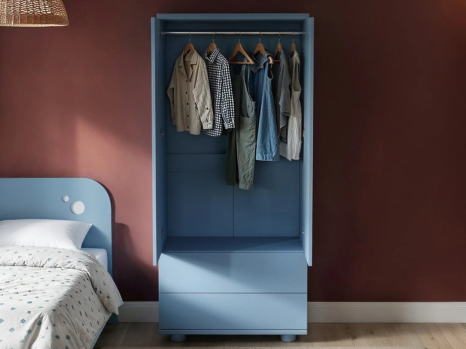 Flair Livana Wardrobe Blue
