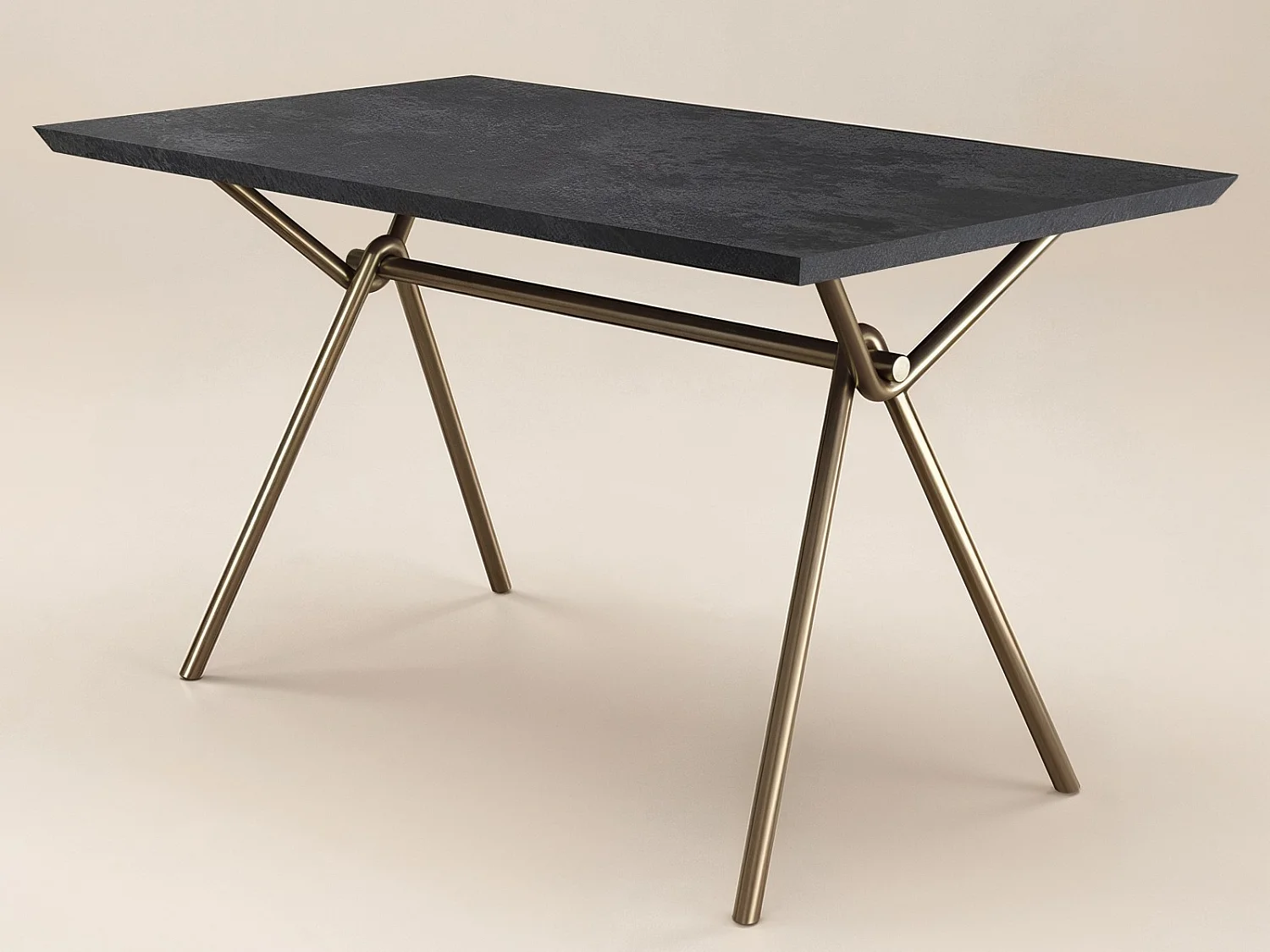SOLACE+CO Lexi Rectangular Dining Table Black