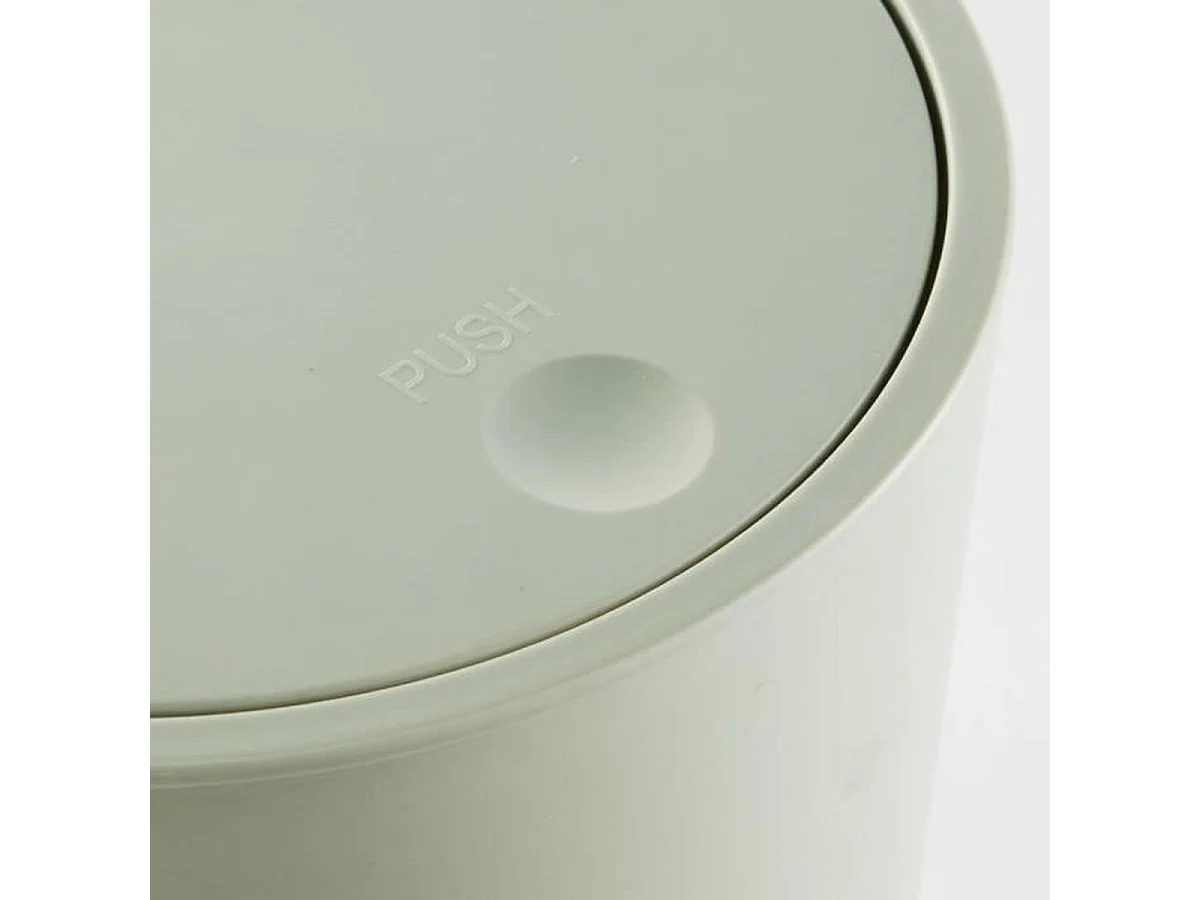 Poubelle de salle de bain UTILITY 8,5 L avec couvercle poussoir, Ø21 x H29 cm, vert