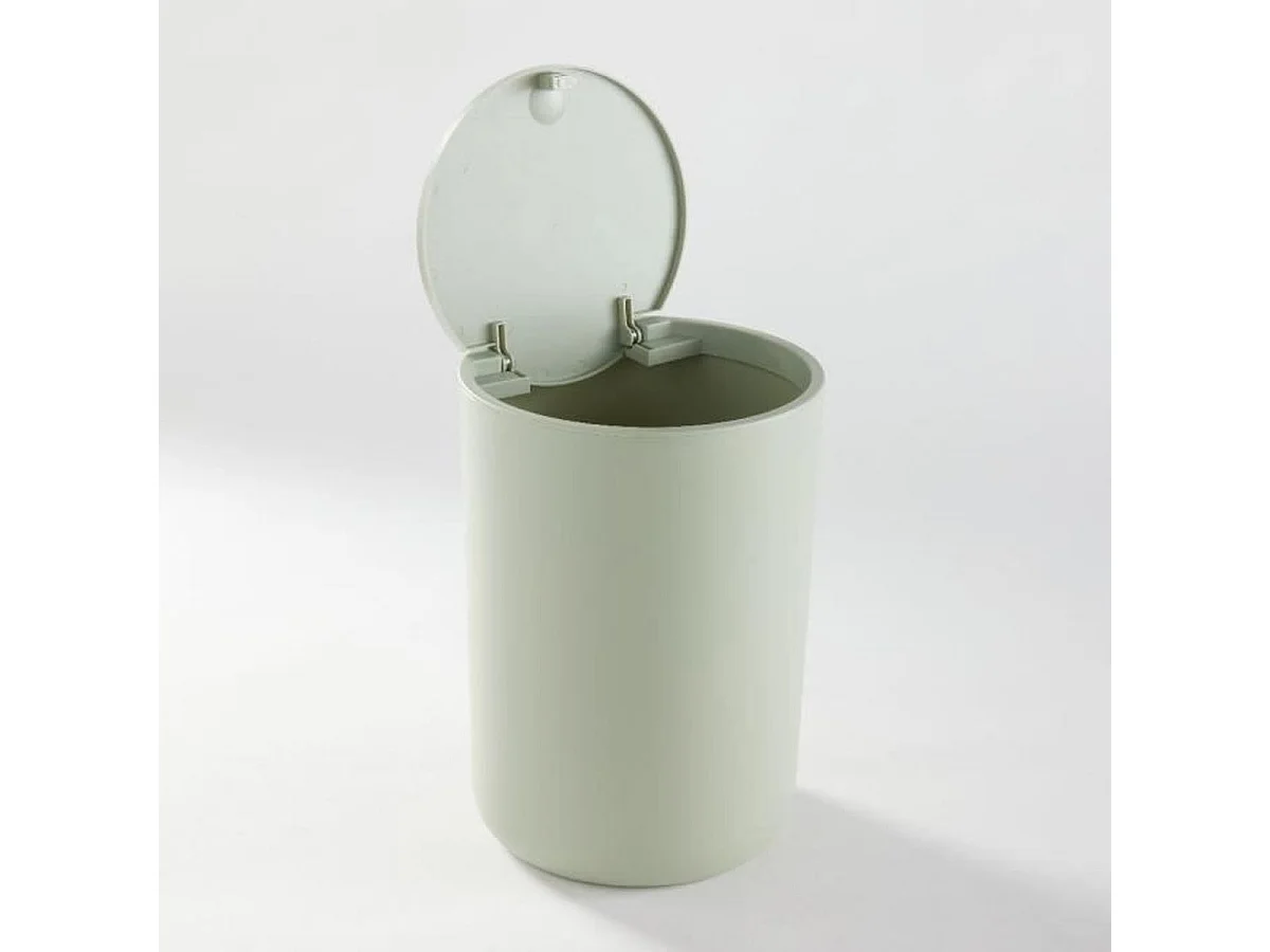 Poubelle de salle de bain UTILITY 8,5 L avec couvercle poussoir, Ø21 x H29 cm, vert