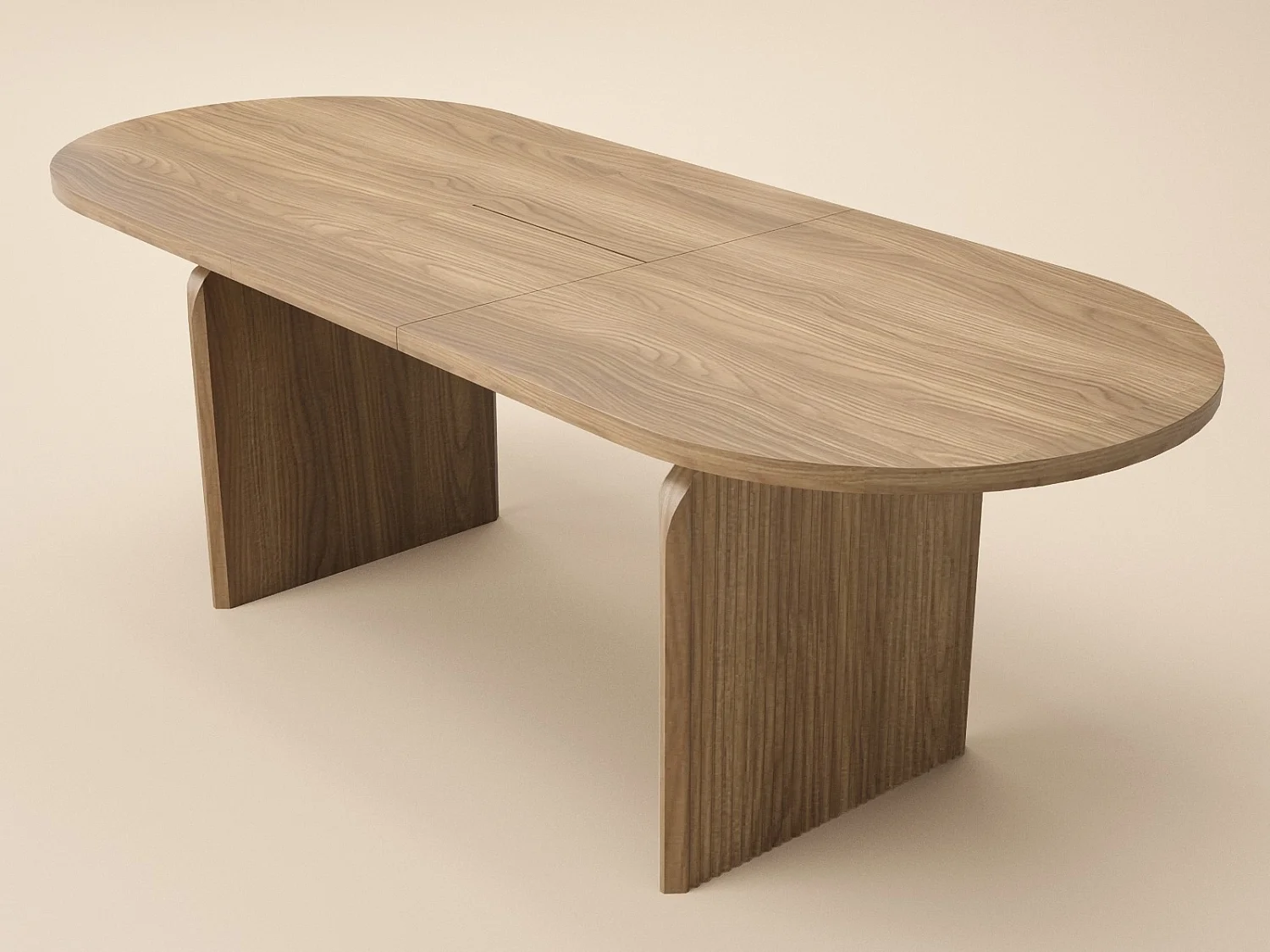 SOLACE+CO Varm Wood Effect Extendable Dining Table